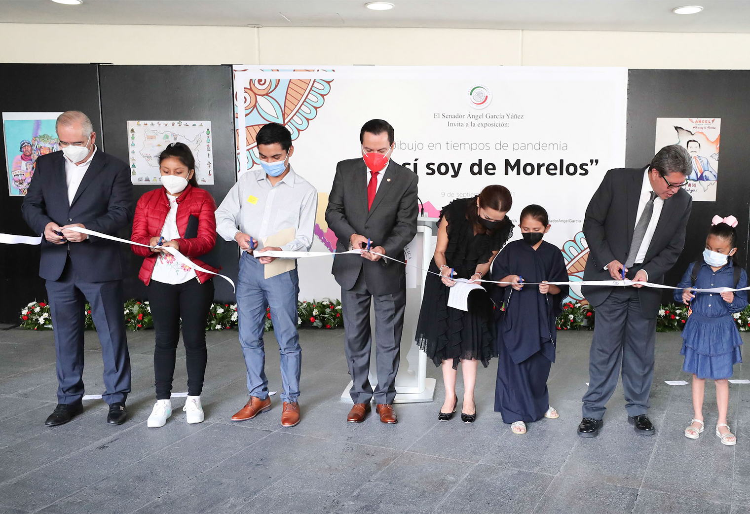 Coordinación de Comunicación Social - Inauguran exposición: “Dibujo en  tiempos de pandemia, Yo sí soy de Morelos”