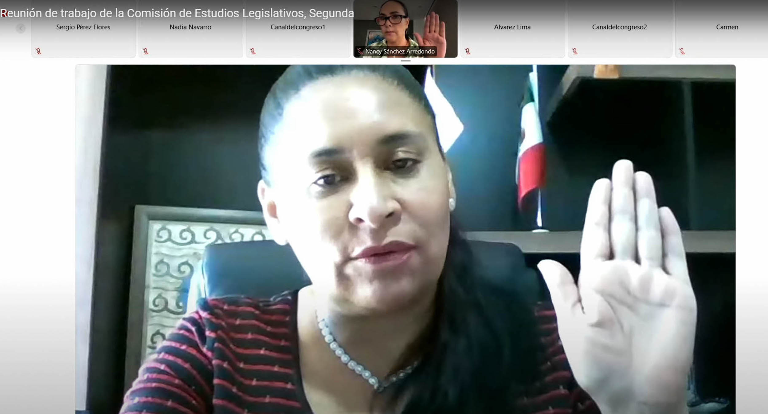 Reunion de trabajo de la Comision de Estudios Legislativos-