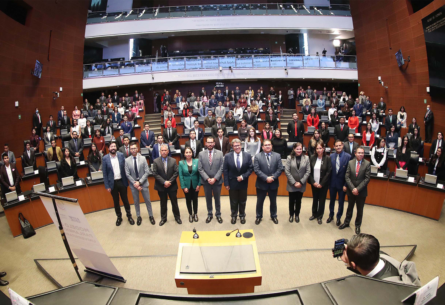 Inauguración del Parlamento Juvenil de la Universidad Autónoma de Zacatecas
