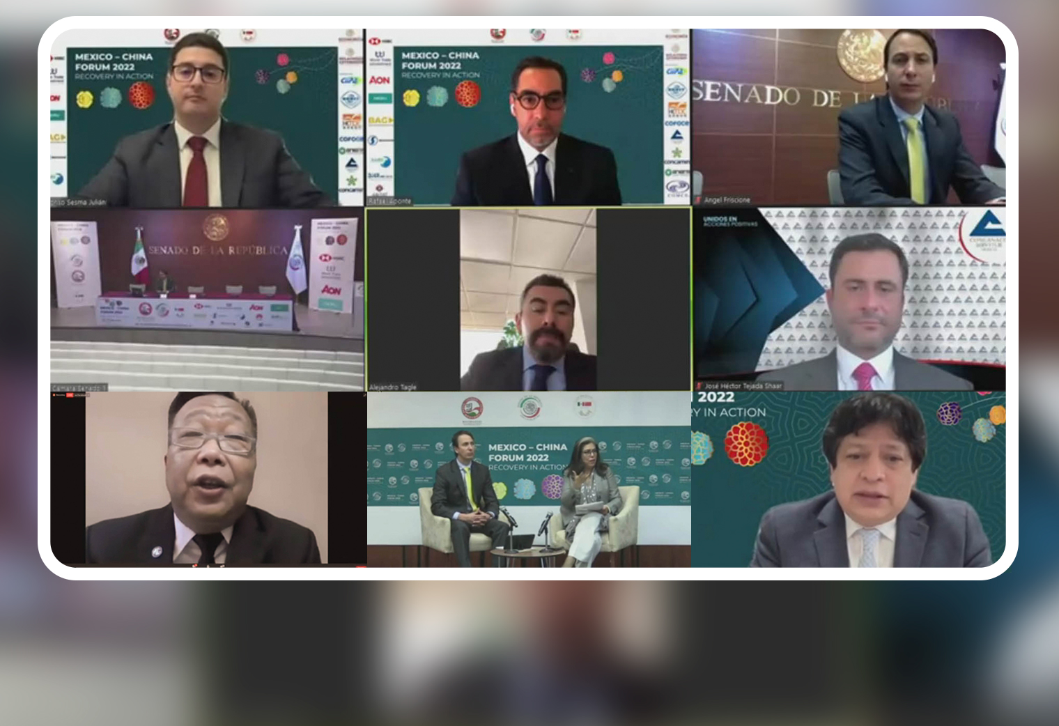 Tercer día del evento “México-China Forum 2022: Recovery in action”