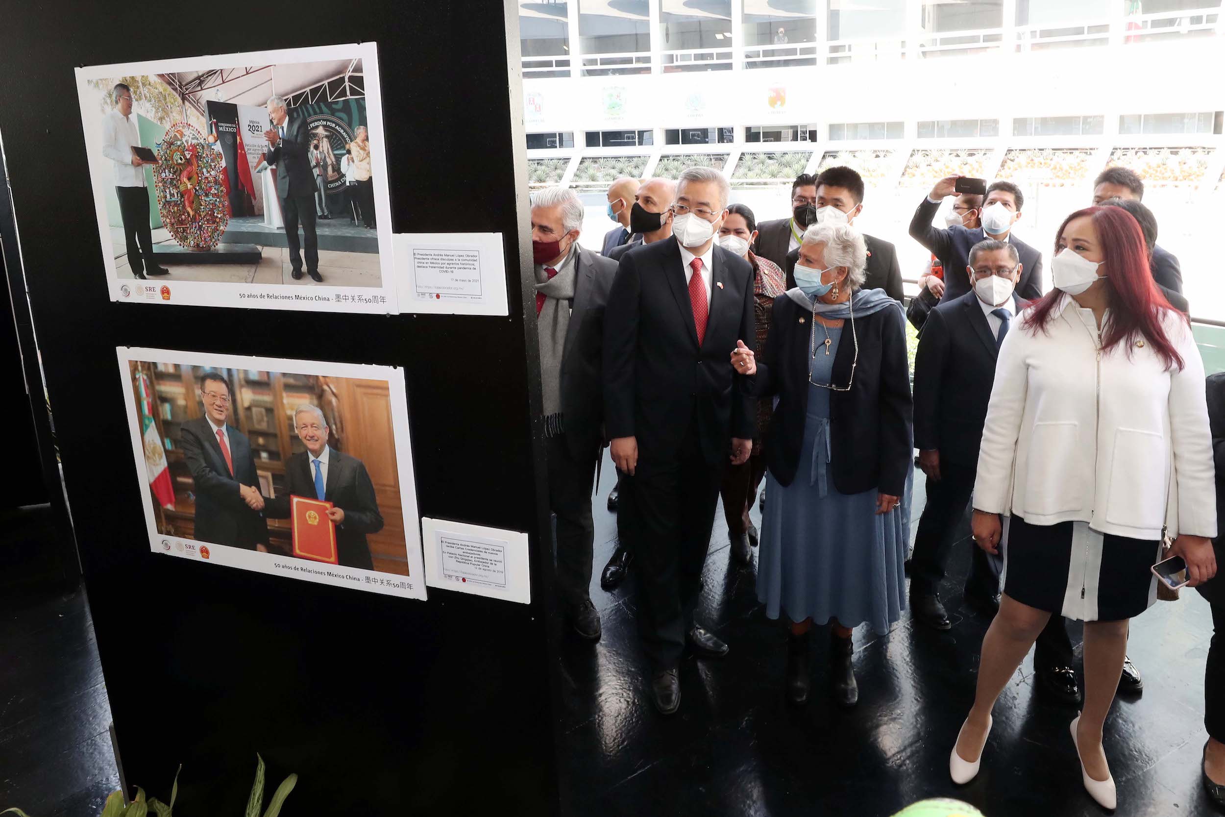 conmemoracioin de los 50 anos de relaciones diplomaiticas entre Meixico y China