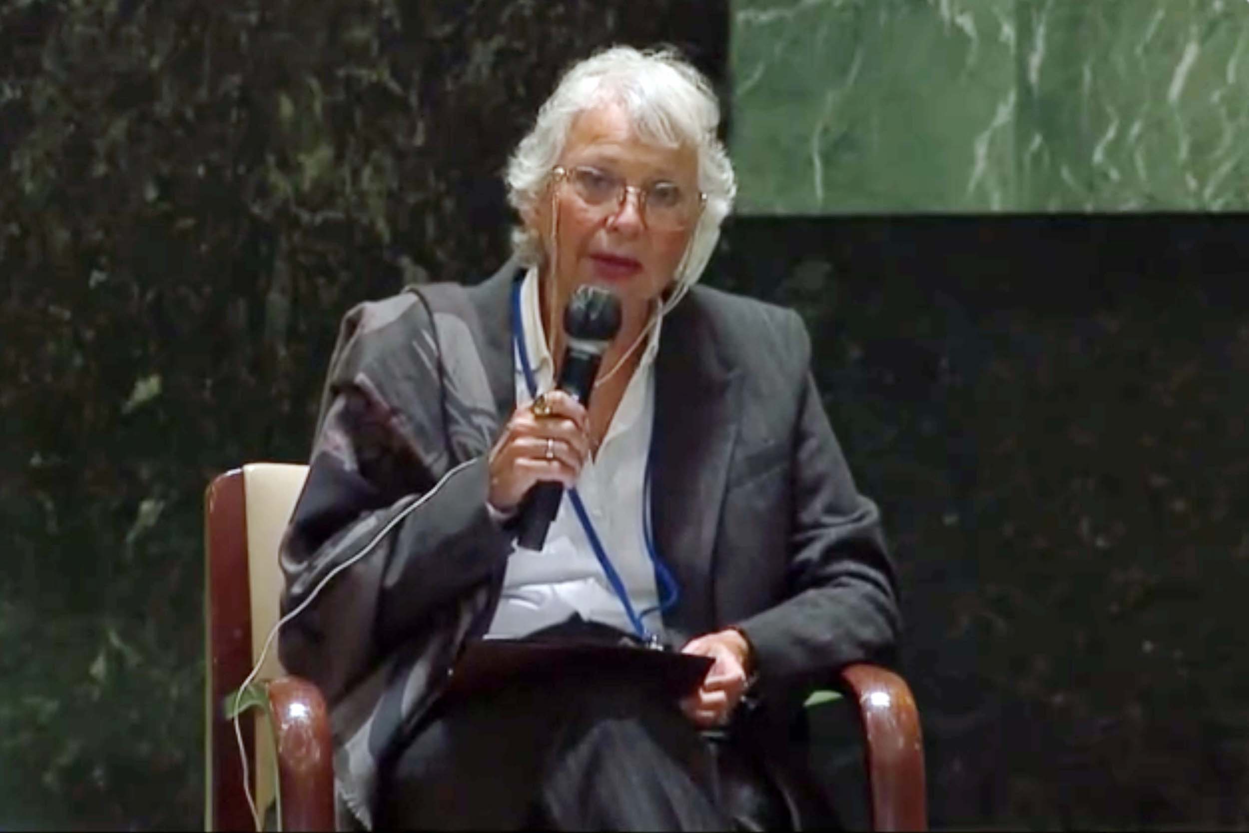 Sen Olga Sainchez Cordero en la Audiencia Parlamentaria Anual de la UIP