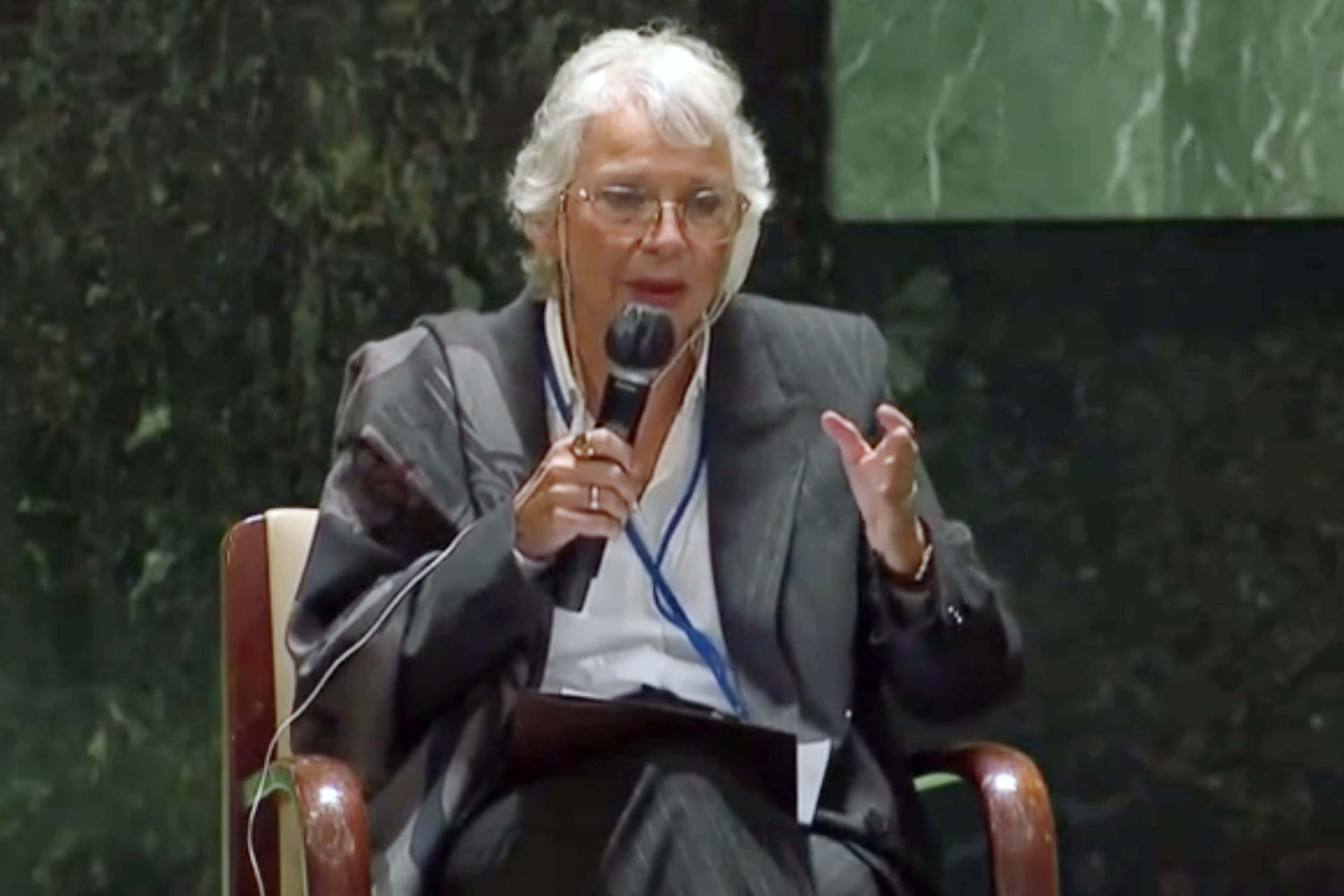 Sen Olga Sainchez Cordero en la Audiencia Parlamentaria Anual de la UIP