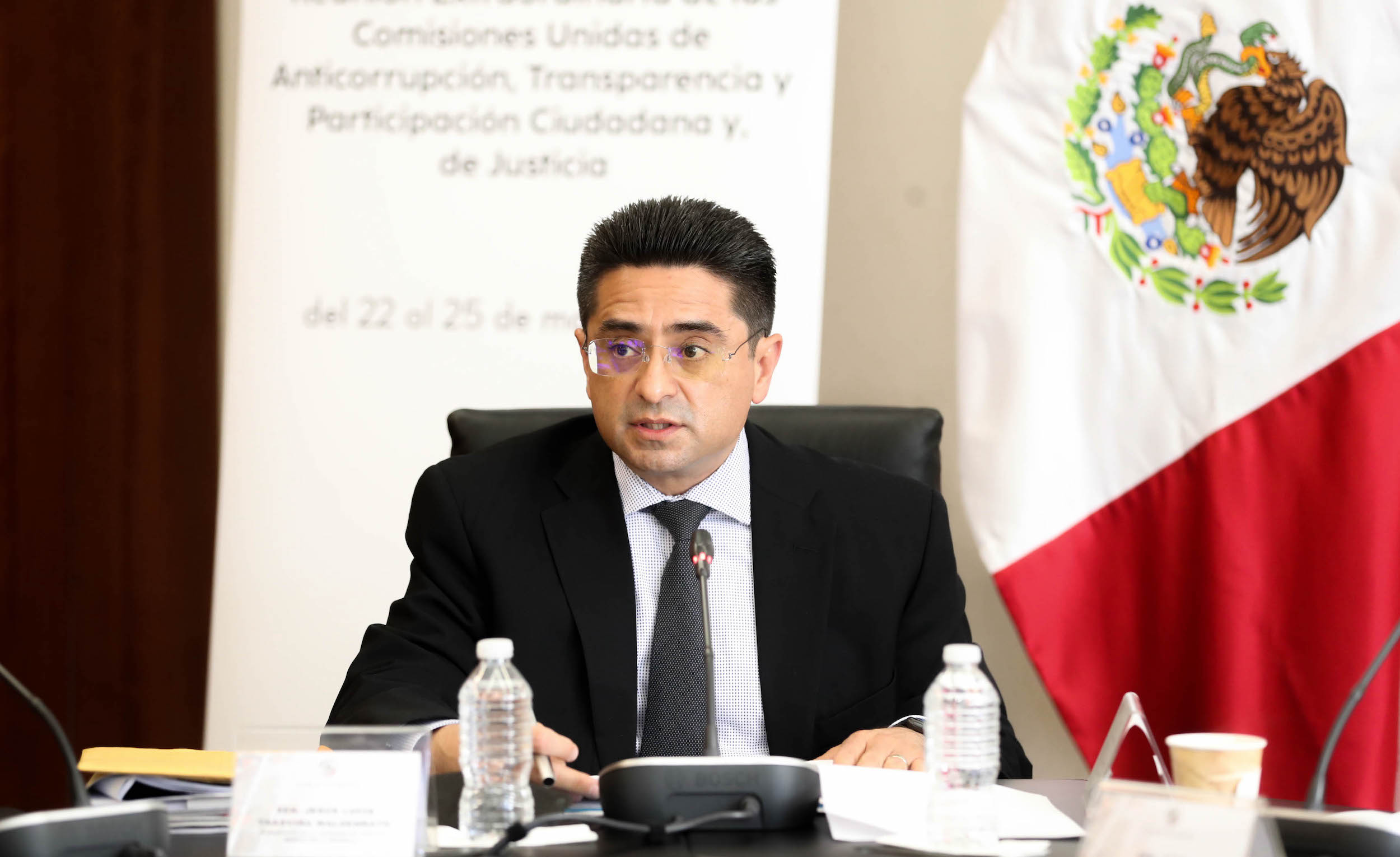 Reunioin de las comisiones unidas de Anticorrupcioin Transparencia y Participacioin Ciudadana y de Justicia-