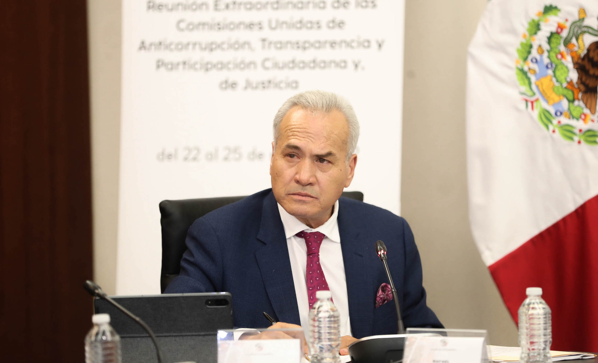Reunioin de las comisiones unidas de Anticorrupcioin Transparencia y Participacioin Ciudadana y de Justicia-