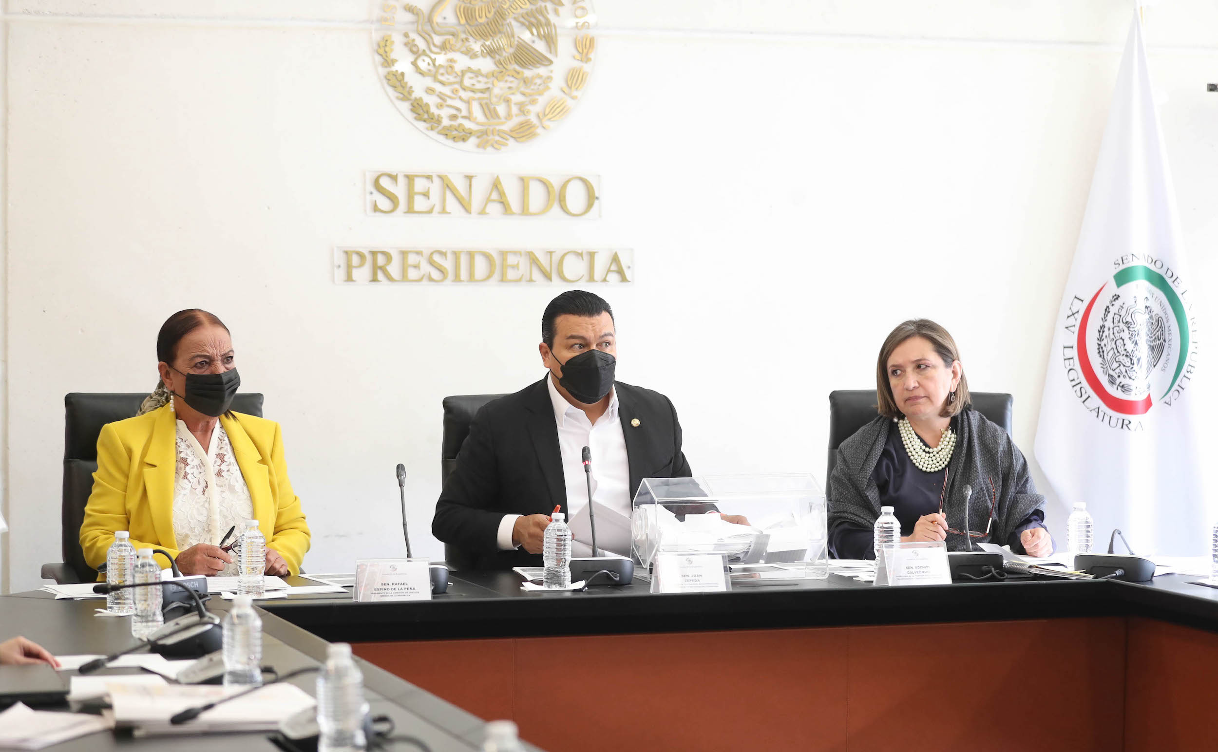 Reunioin de las comisiones unidas de Anticorrupcioin Transparencia y Participacioin Ciudadana y de Justicia-