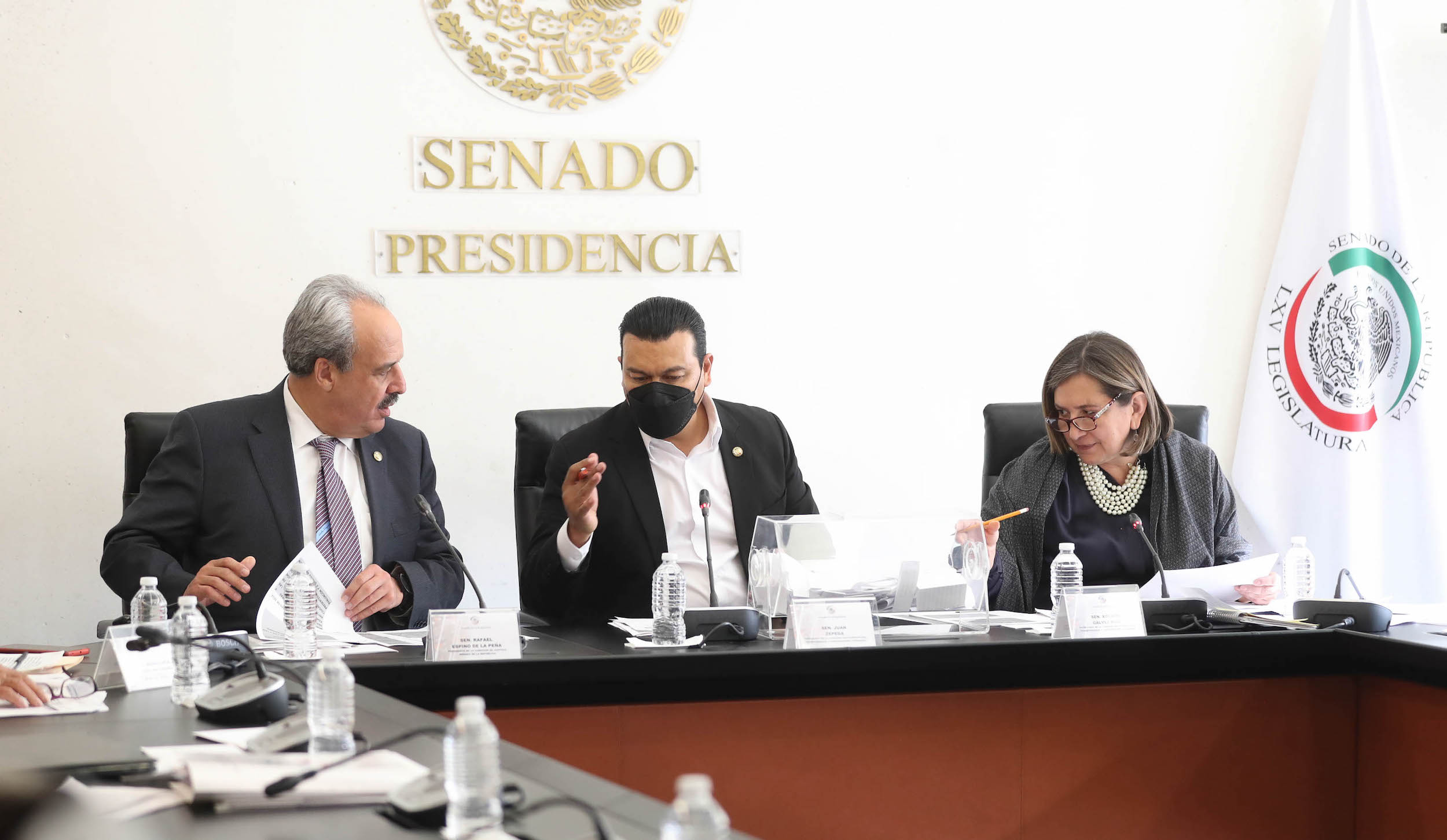 Reunioin de las comisiones unidas de Anticorrupcioin Transparencia y Participacioin Ciudadana y de Justicia-