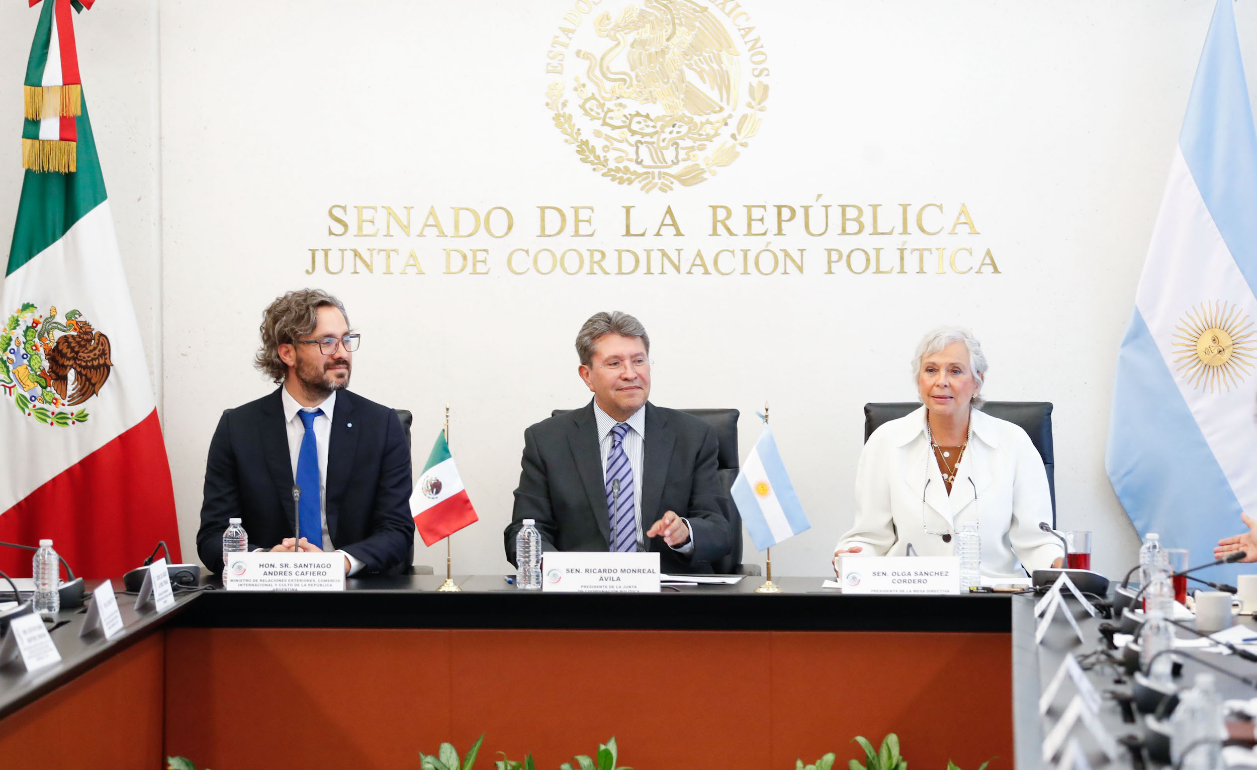 Visita del Ministro de Rel Ext de la Republica de Argentina-