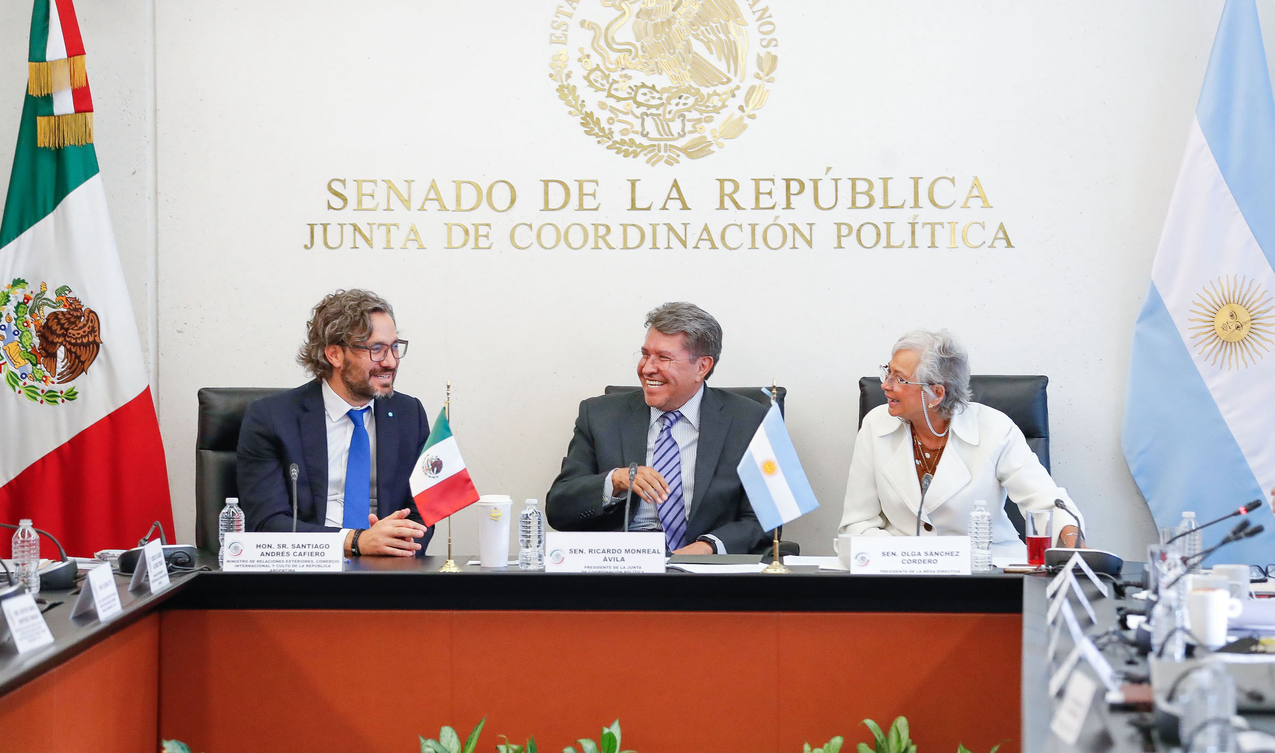 Visita del Ministro de Rel Ext de la Republica de Argentina-