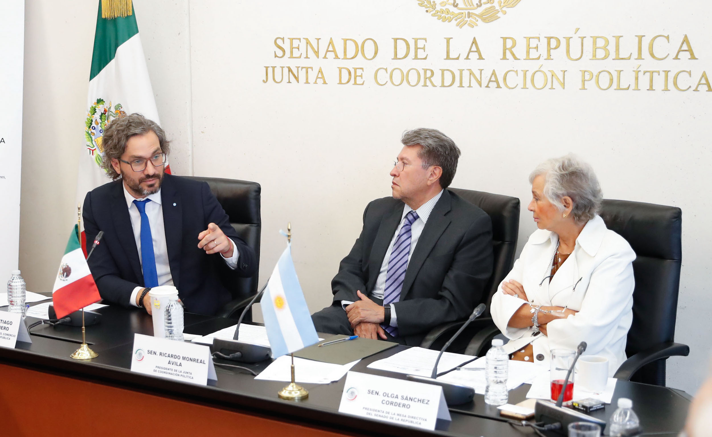 Visita del Ministro de Rel Ext de la Republica de Argentina-
