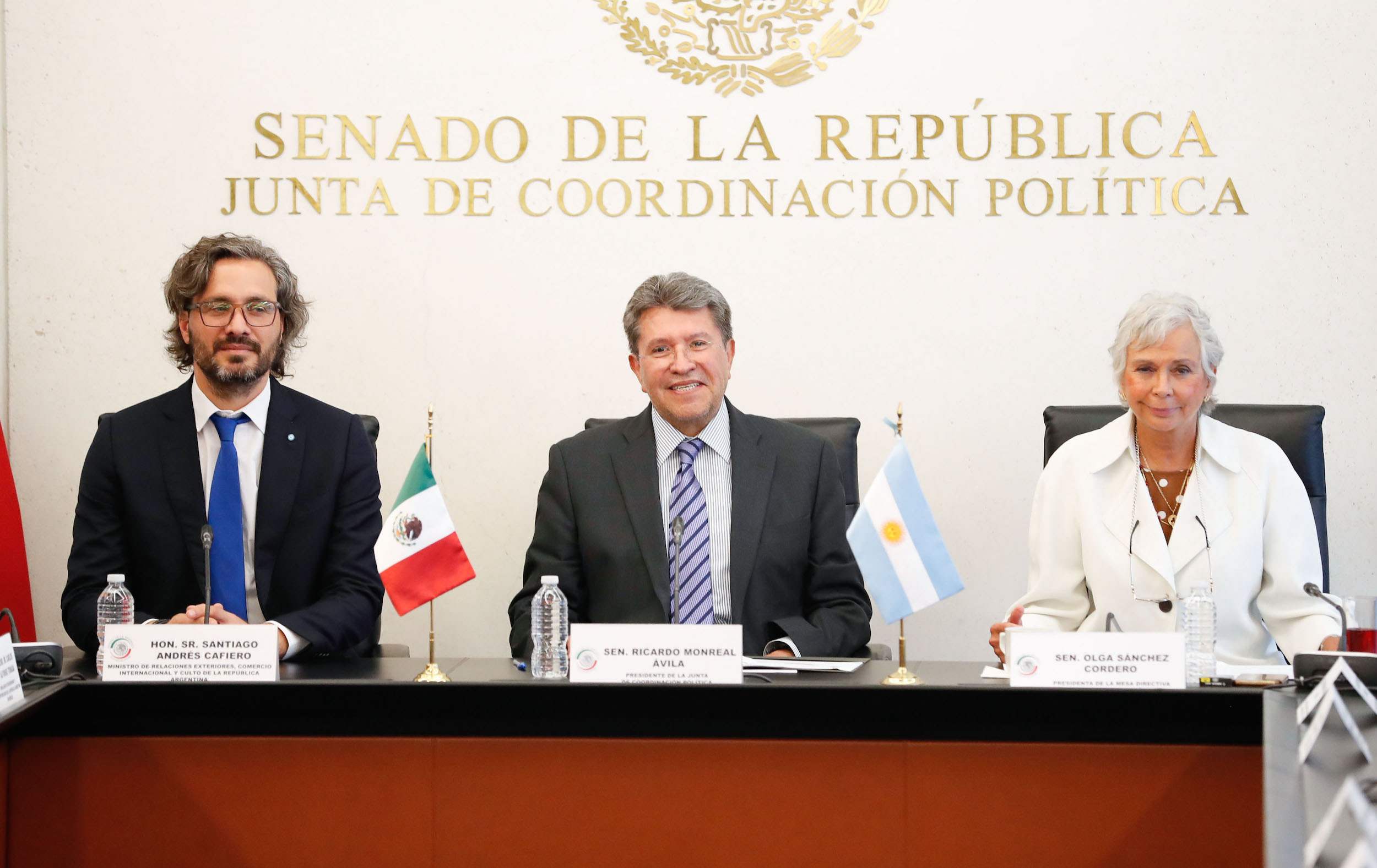 Visita del Ministro de Rel Ext de la Republica de Argentina-