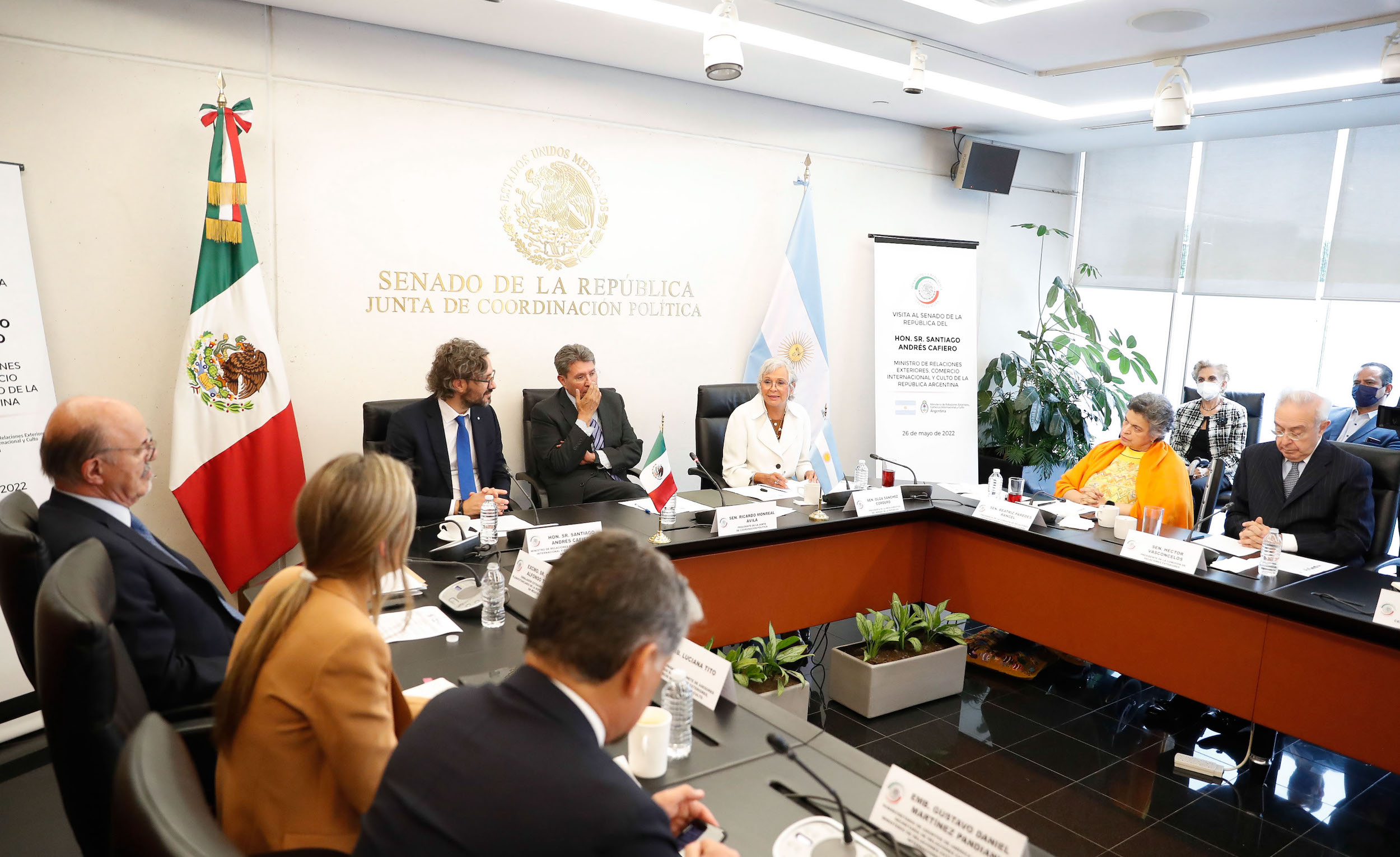 Visita del Ministro de Rel Ext de la Republica de Argentina-