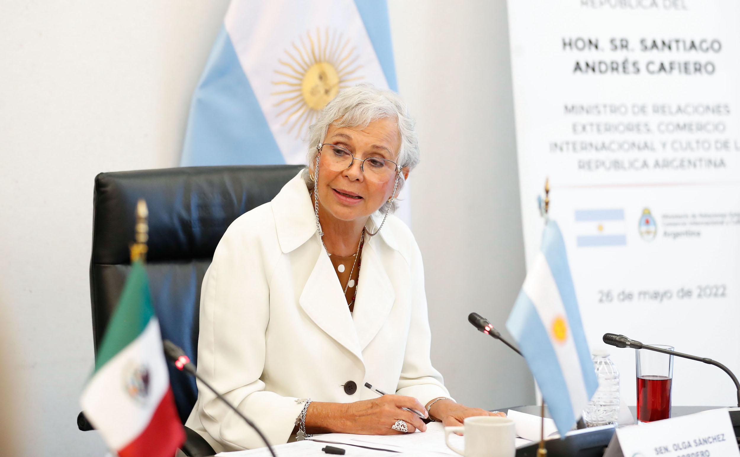 Visita del Ministro de Rel Ext de la Republica de Argentina-