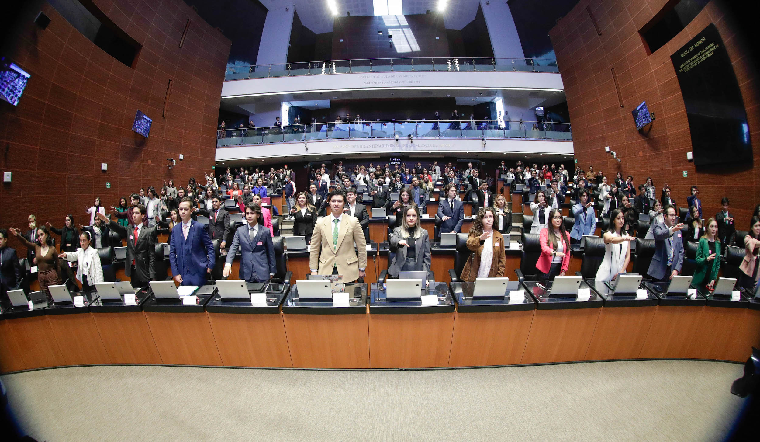Inauguracioin del Parlamento Juvenil del Instituto Tecnoloigico de Monterrey-