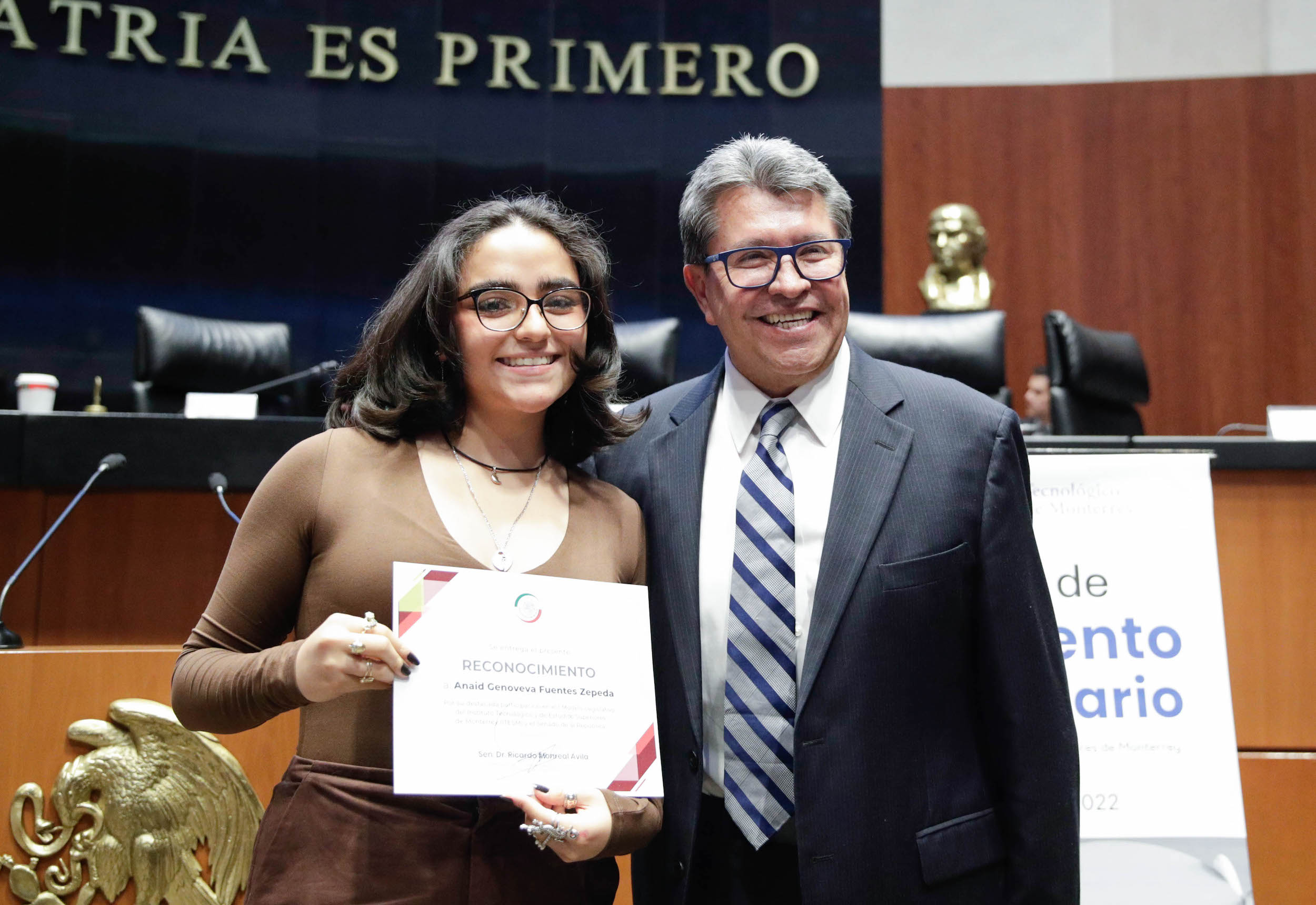 Inauguracioin del Parlamento Juvenil del Instituto Tecnoloigico de Monterrey-