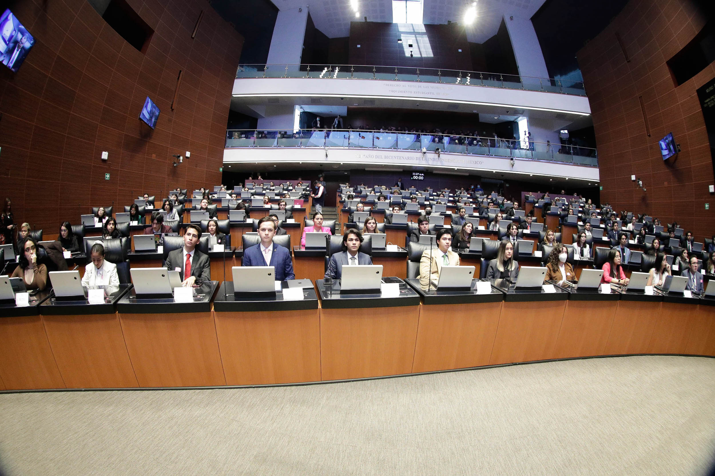 Inauguracioin del Parlamento Juvenil del Instituto Tecnoloigico de Monterrey-