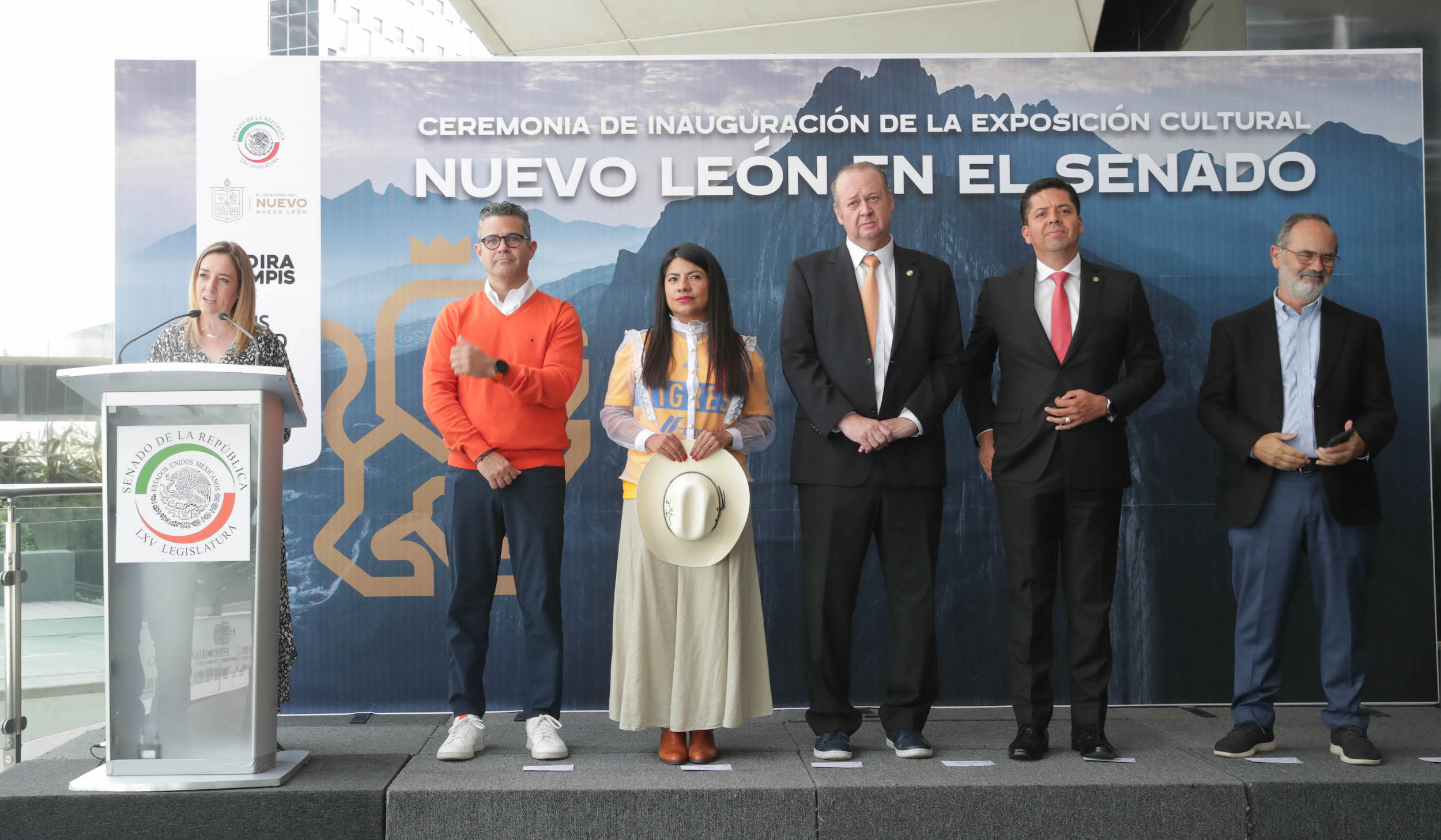 Ceremonia de Inauguracion de la Exposicion NUEVO LEON EN EL SENADO-