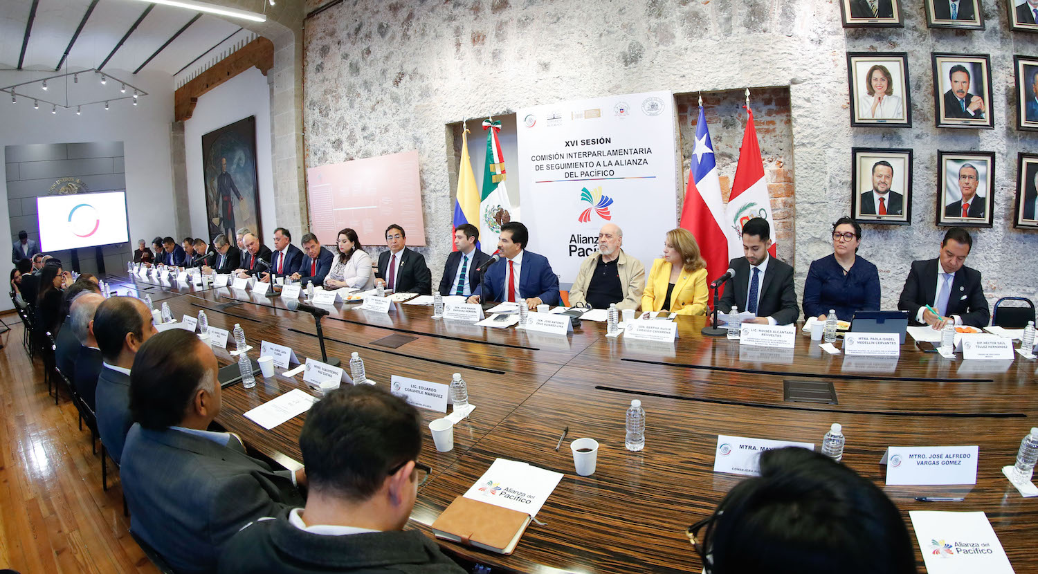 sesioin de la Comisioin Interparlamentaria de Seguimiento a la Alianza del Paciifico -