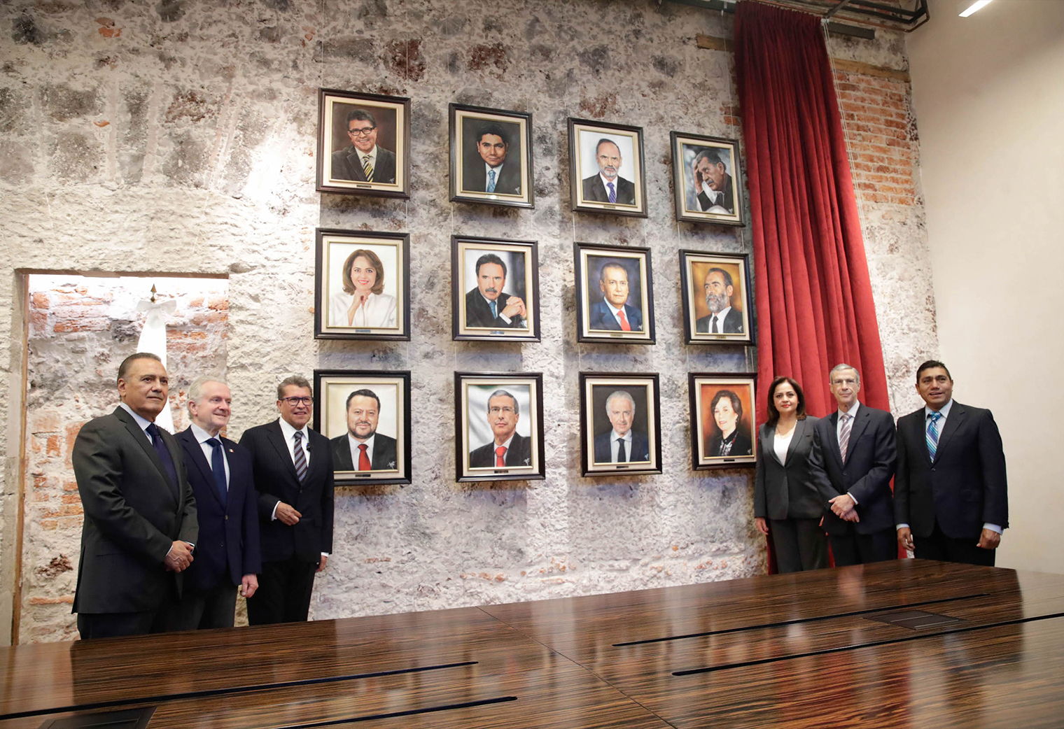 Inauguración de la Galería de Coordinadores de la Junta de Coordinación Política