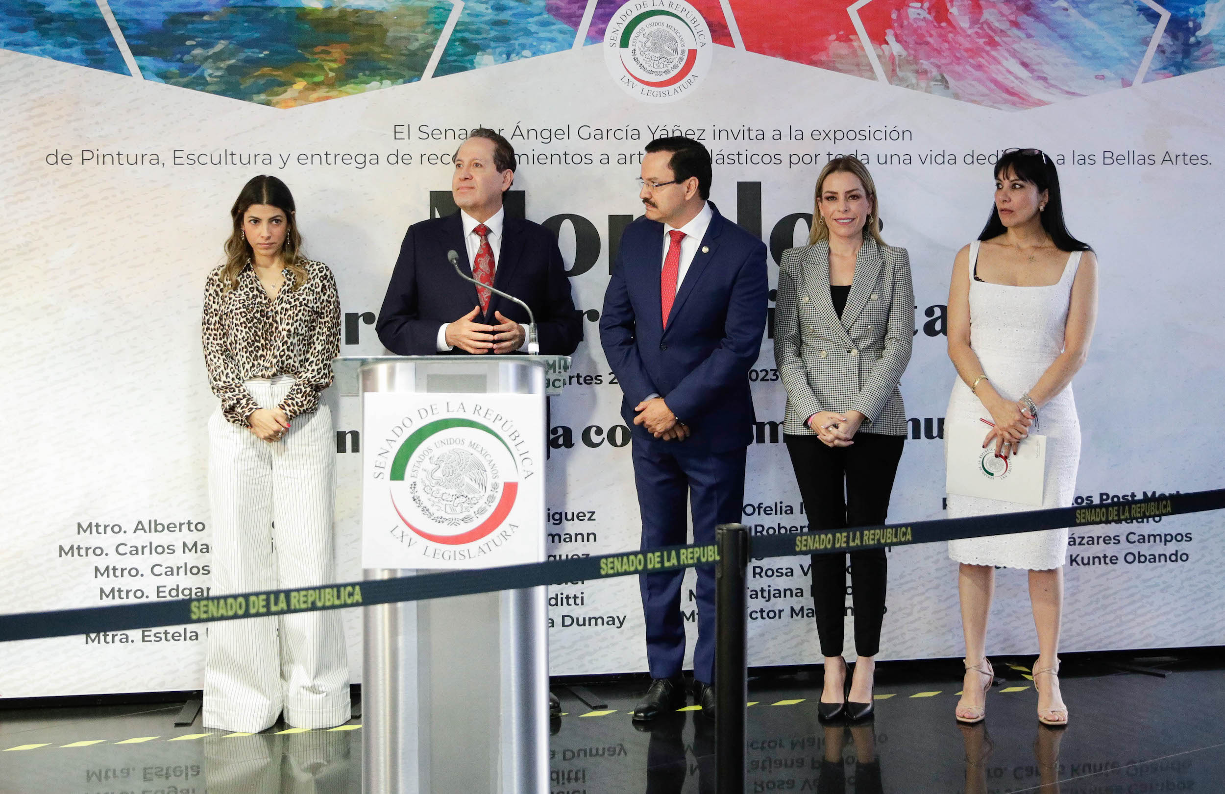 Inauguracioin de la exposicioin Morelos tierra arte y libertad-