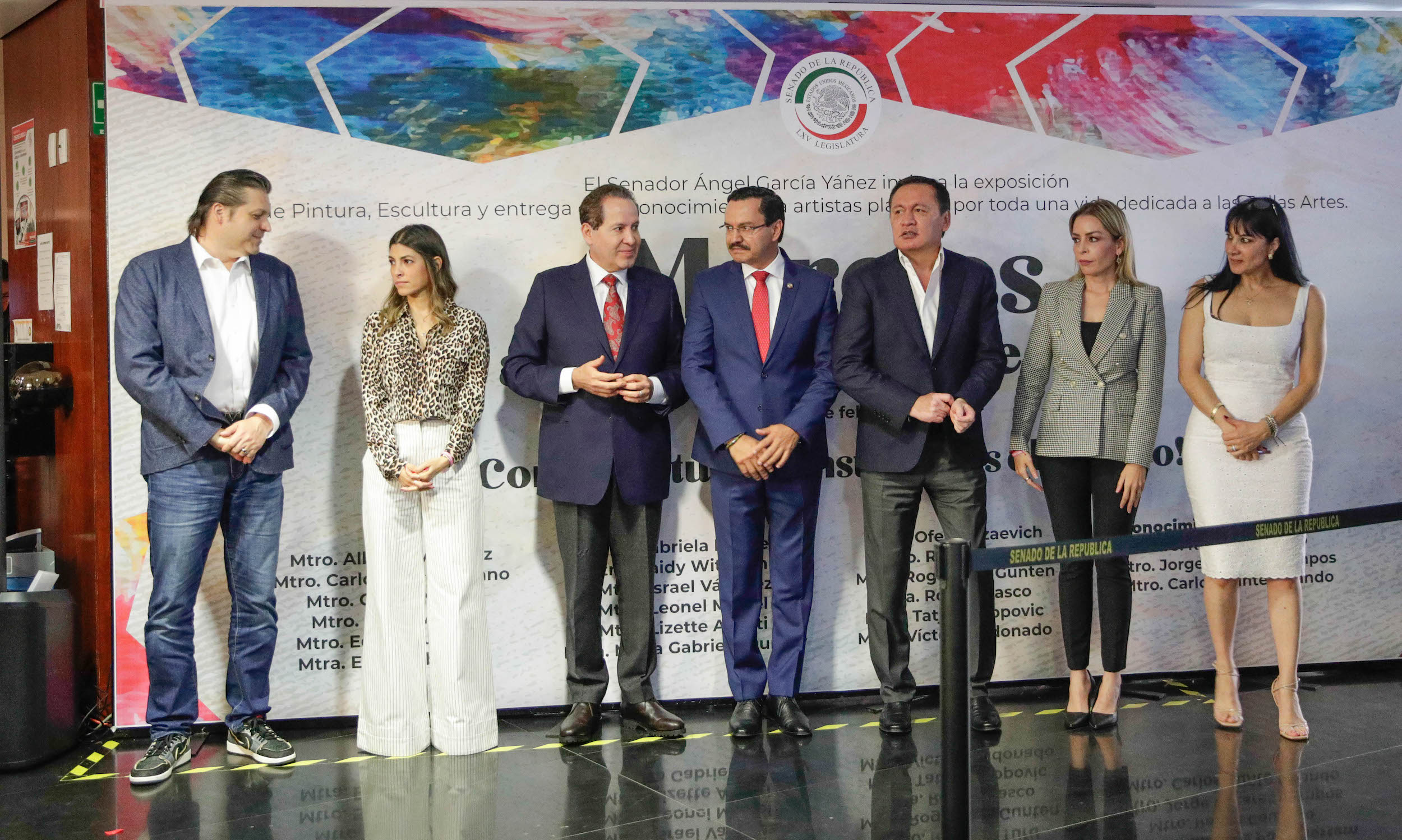 Inauguracioin de la exposicioin Morelos tierra arte y libertad-