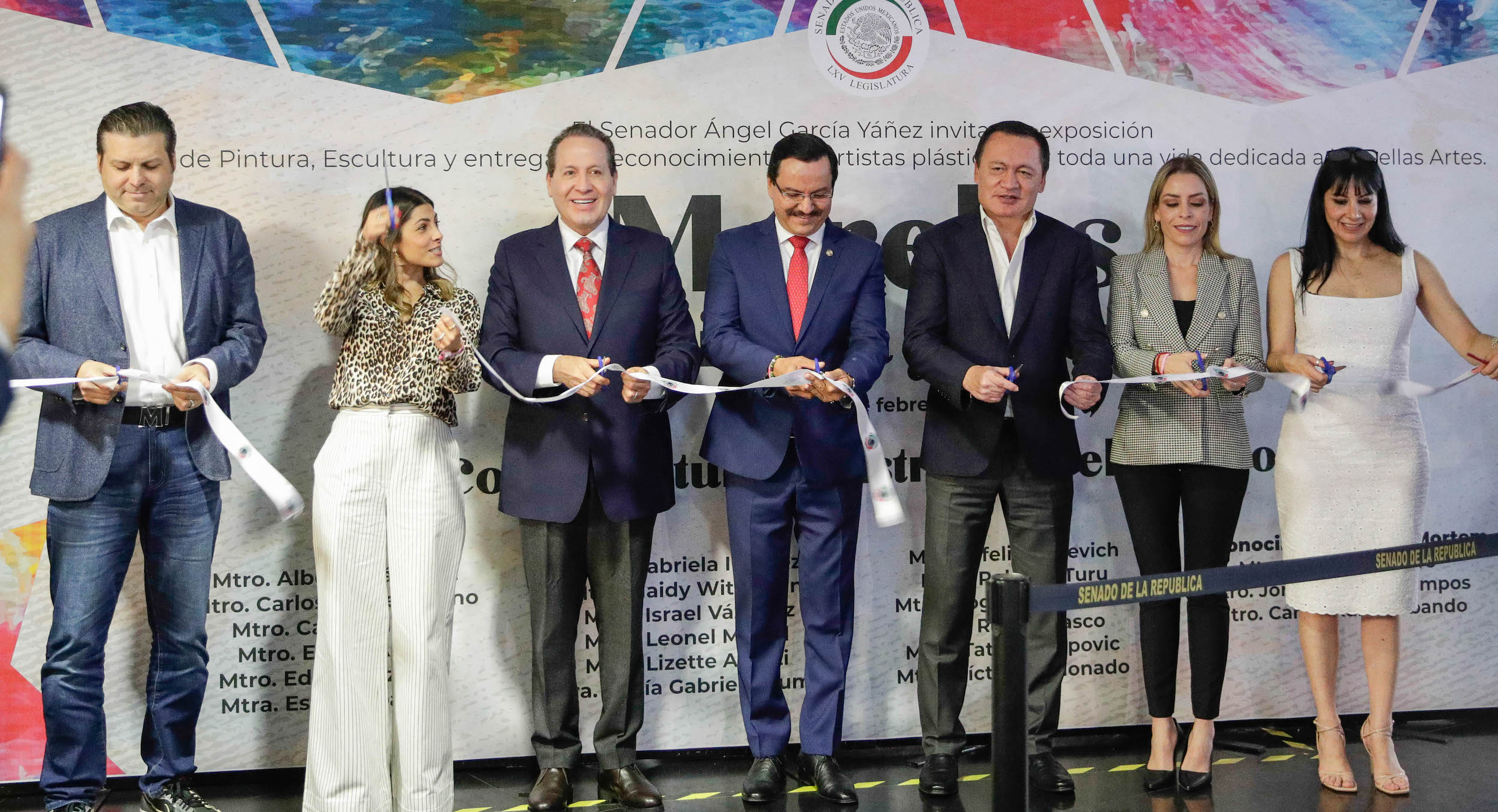 Inauguracioin de la exposicioin Morelos tierra arte y libertad-