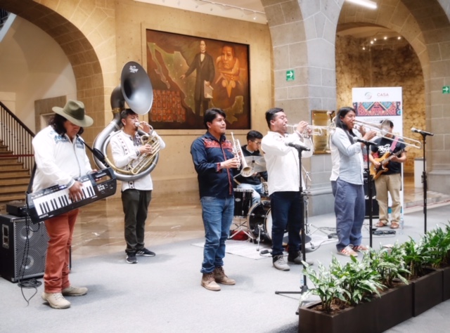 “Los Pream” llevaron a la Antigua Casona de Xicoténcatl música con sabor a Oaxaca