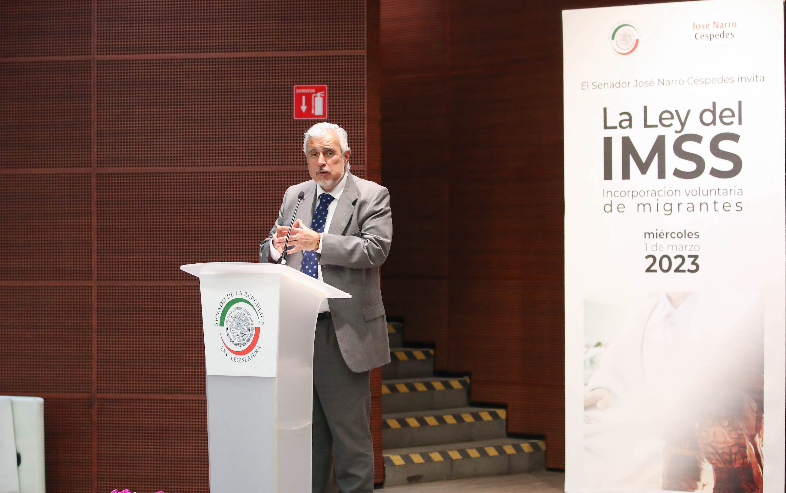 Evento La Ley del IMSS incorporacioin voluntaria de migrantes-
