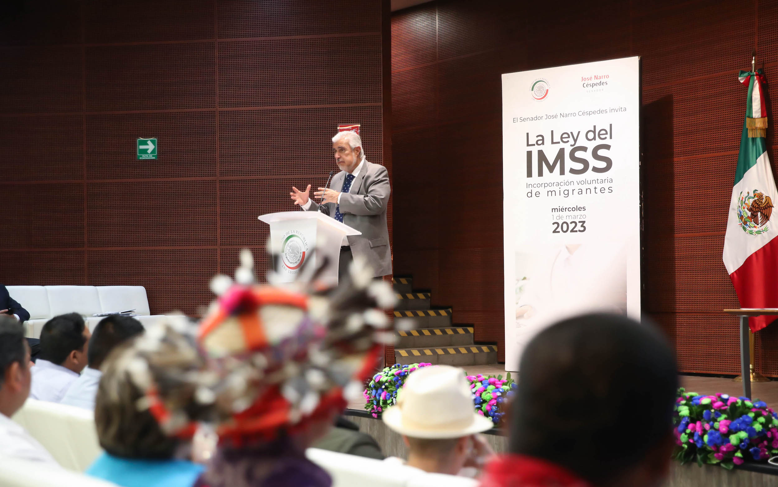 Evento La Ley del IMSS incorporacioin voluntaria de migrantes-
