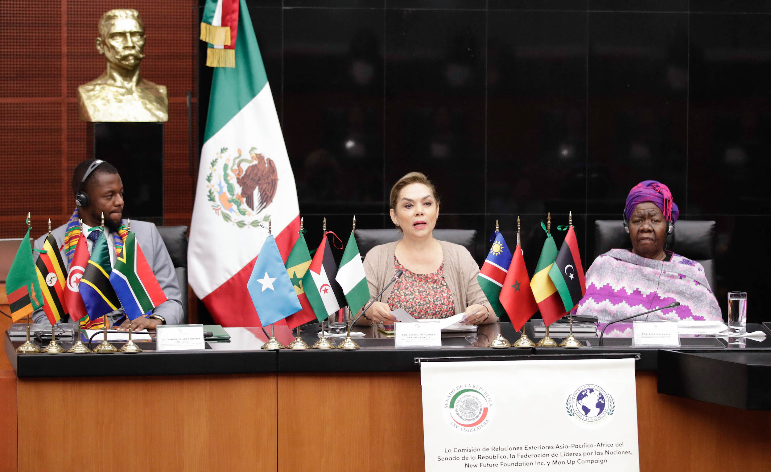Parlamento de Paz Sostenible ante los Pueblos Originarios Meixico-Aifrica-