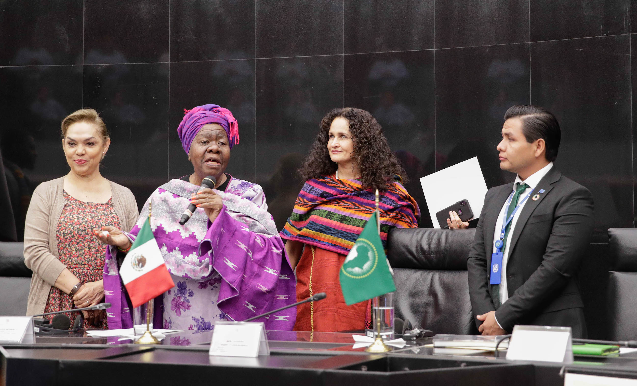 Parlamento de Paz Sostenible ante los Pueblos Originarios Meixico-Aifrica-