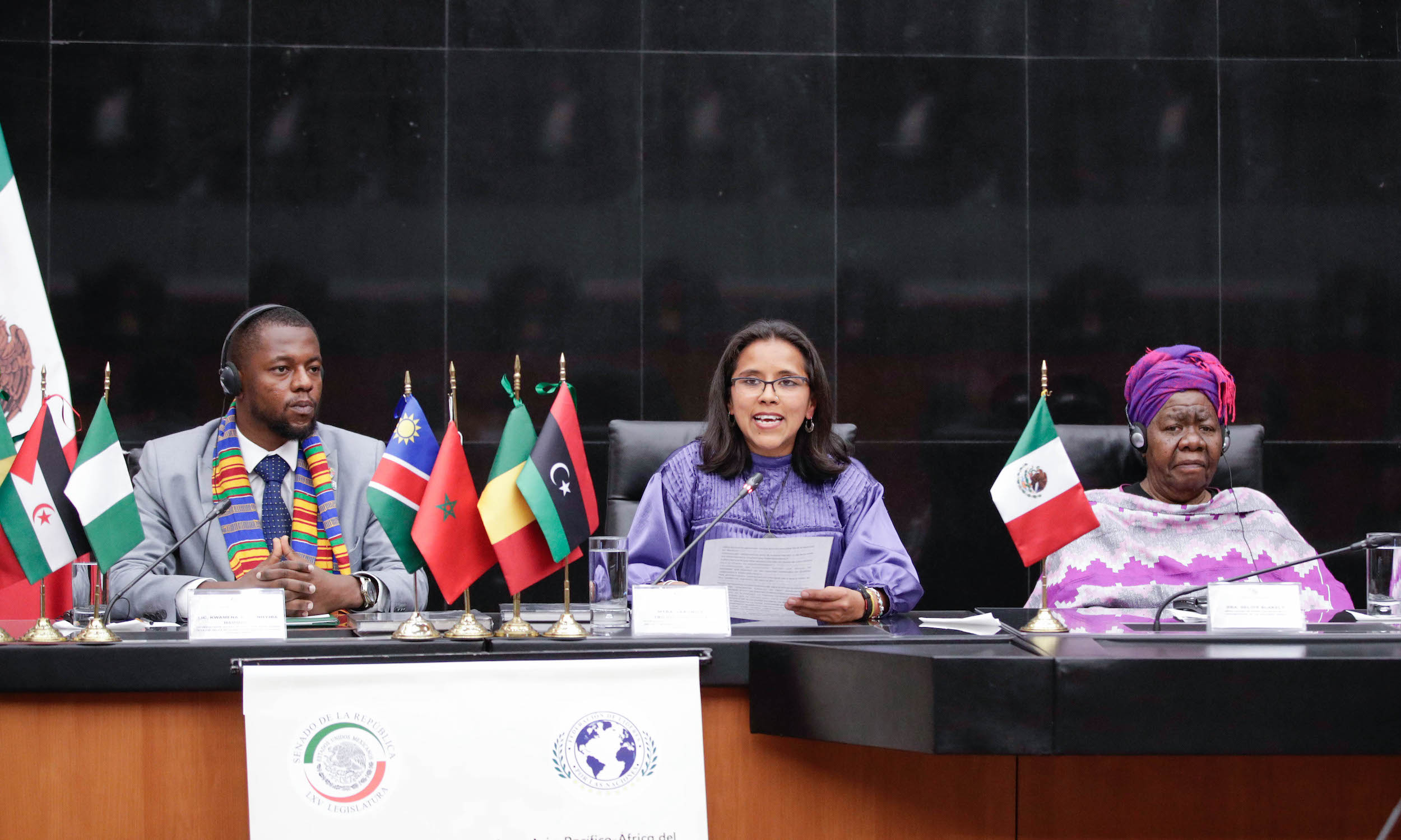 Parlamento de Paz Sostenible ante los Pueblos Originarios Meixico-Aifrica-