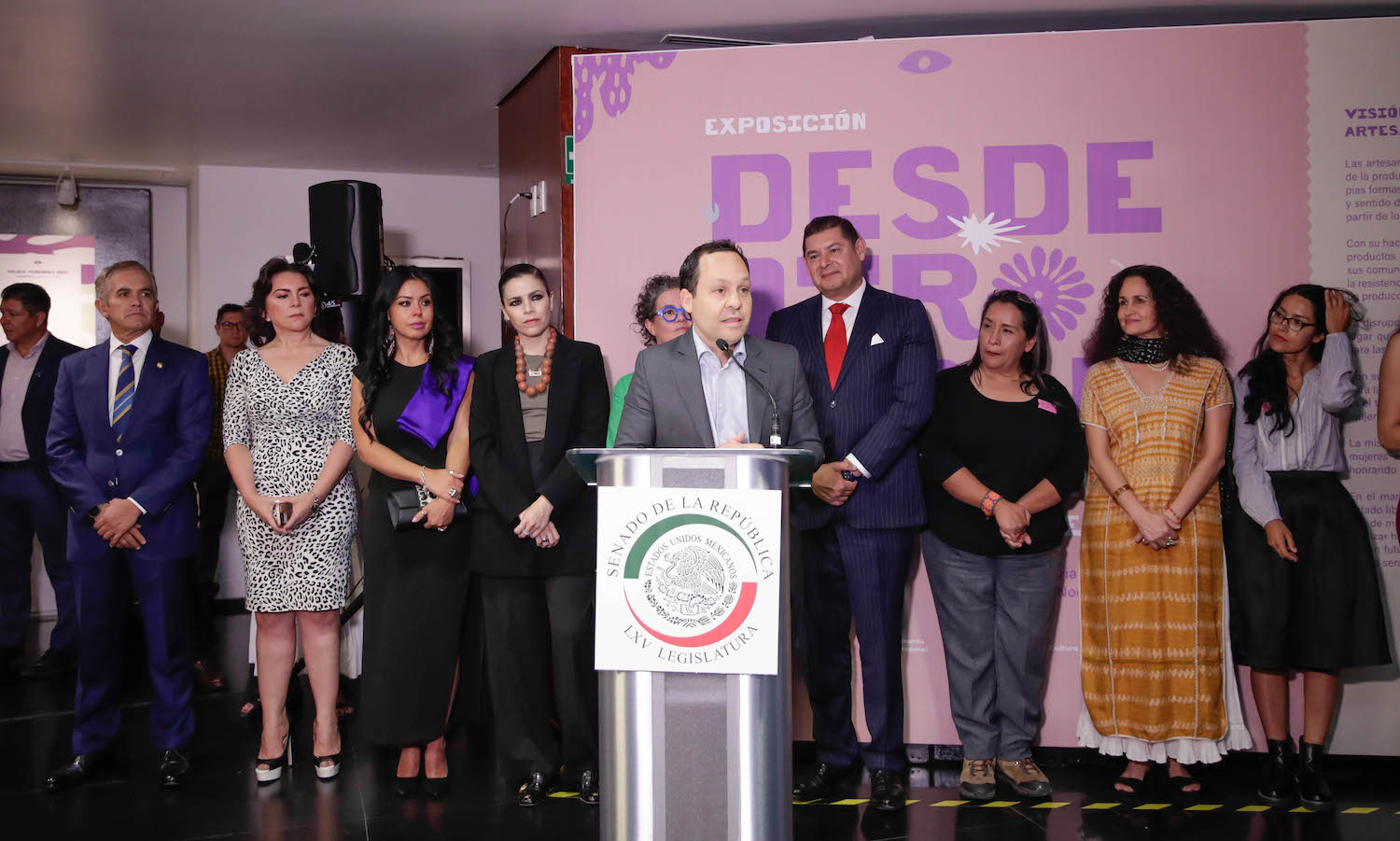 Inauguracion de la exposicion de artesanas jaliscienses   Desde otro lugar  -