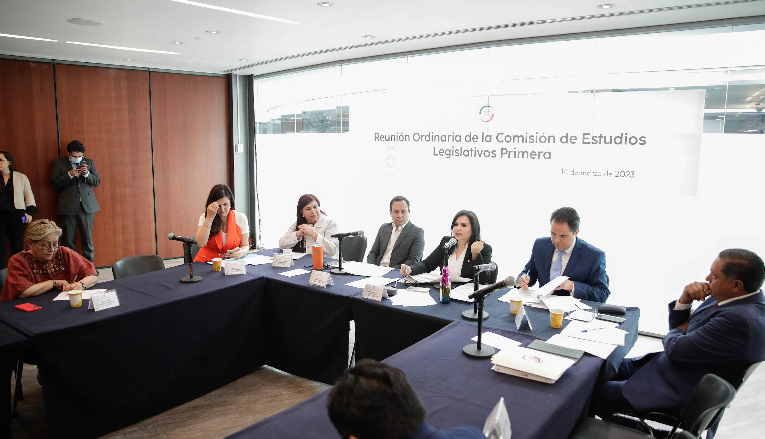 Reunioin de trabajo de la Comisioin de Estudios Legislativos Primera 2-