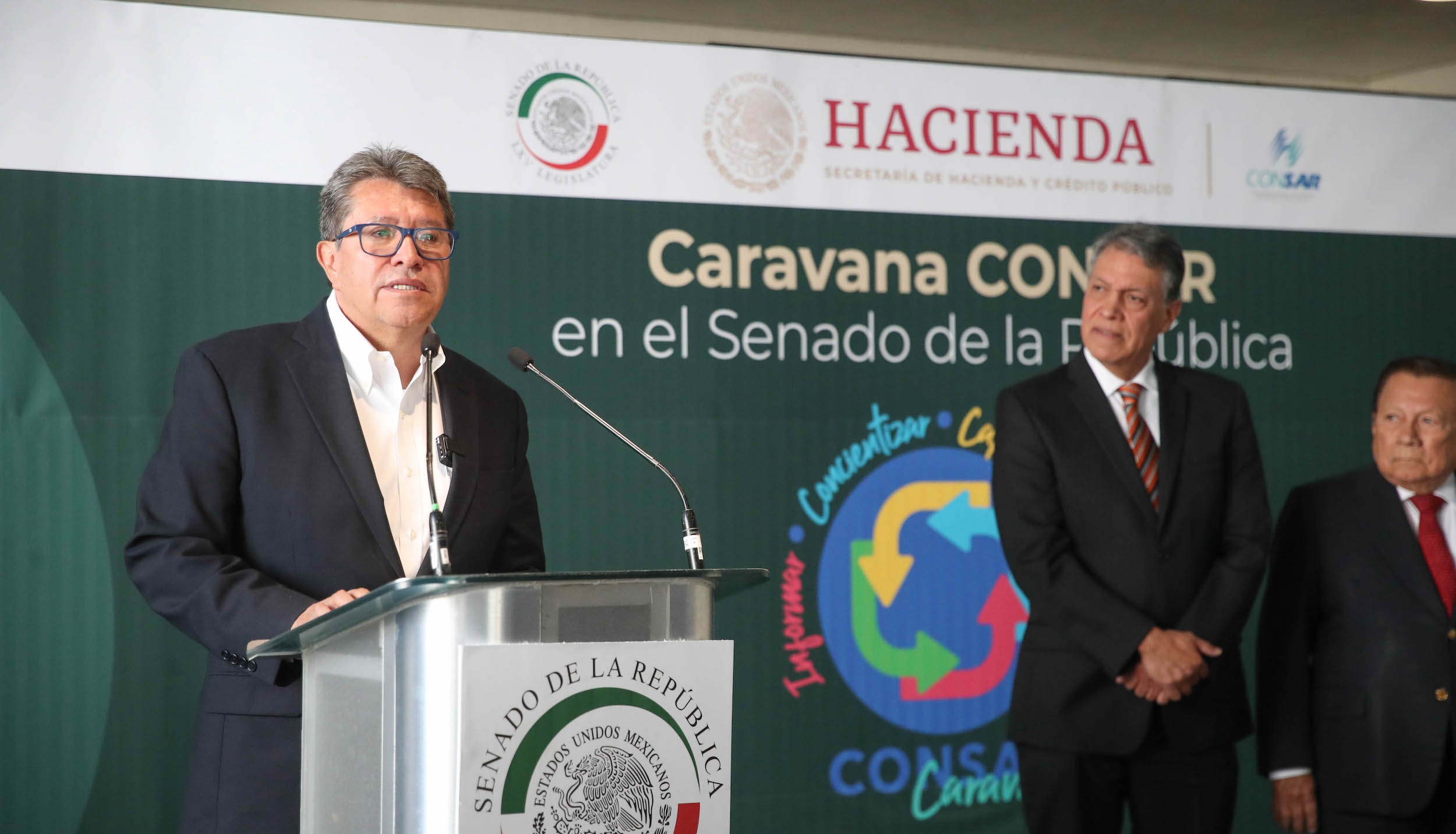 Caravana Consar en el Senado de la Republica-
