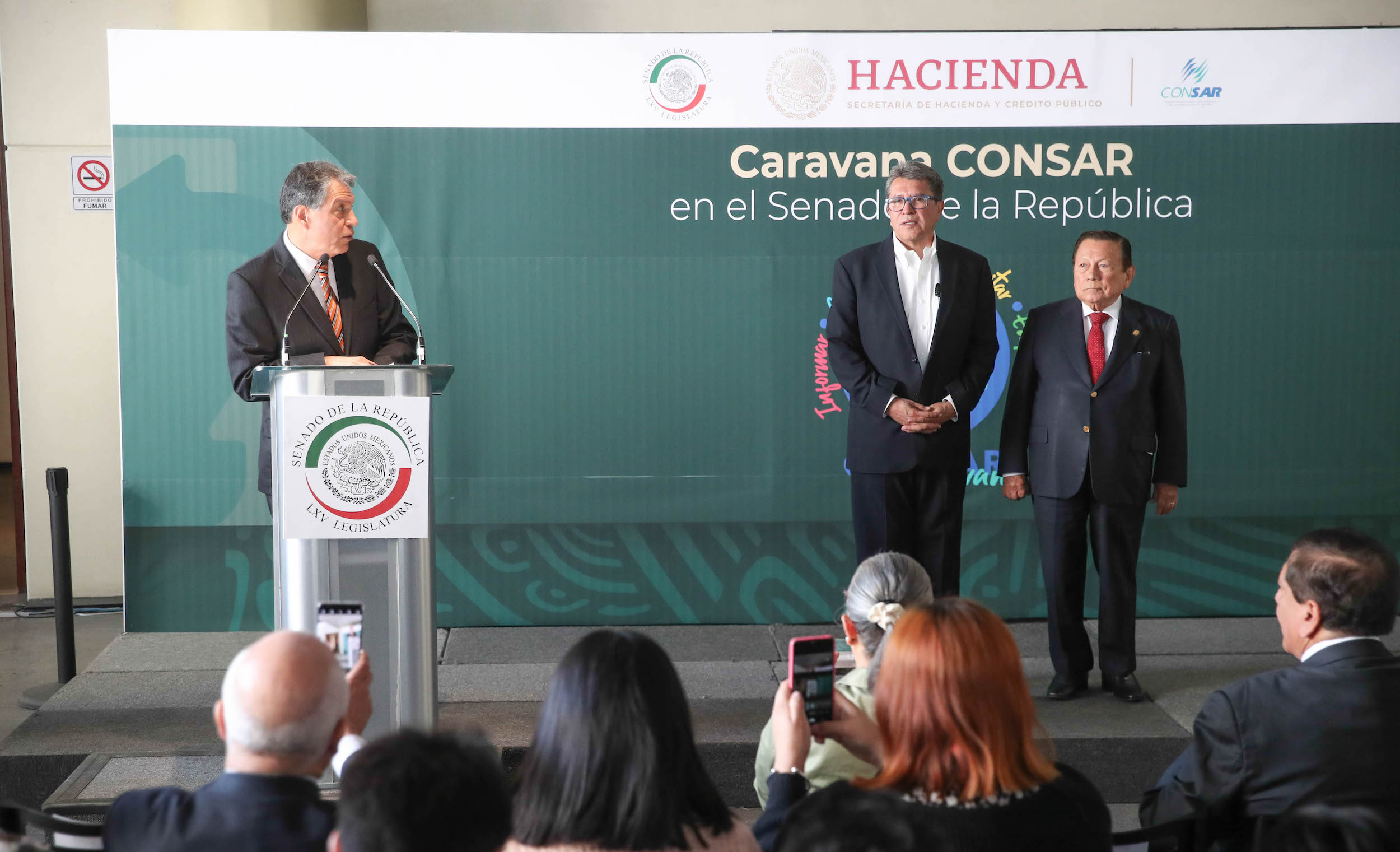 Caravana Consar en el Senado de la Republica-