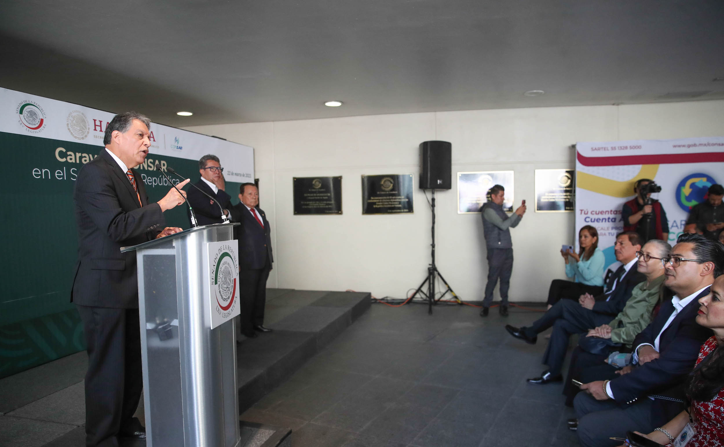 Caravana Consar en el Senado de la Republica-