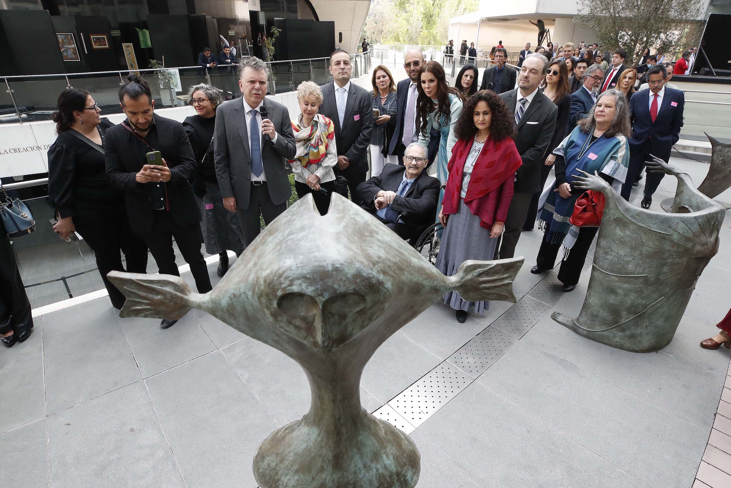 Inauguracioin de le exposicioin Un viaje sagrado
