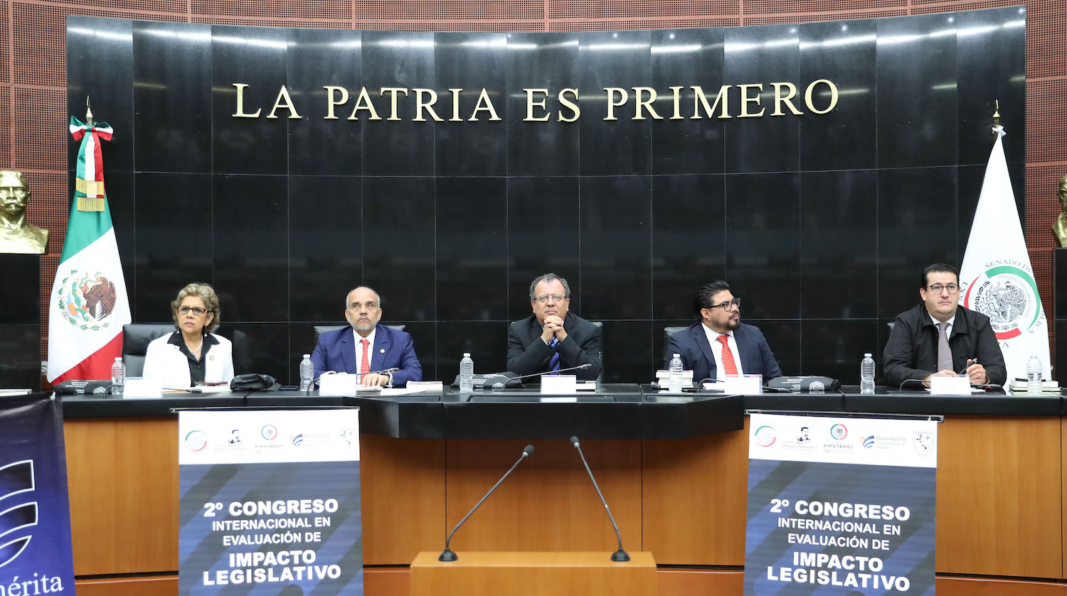 Inauguracion del Segundo Congreso Internacional en Evaluacion de Impacto Legislativo-