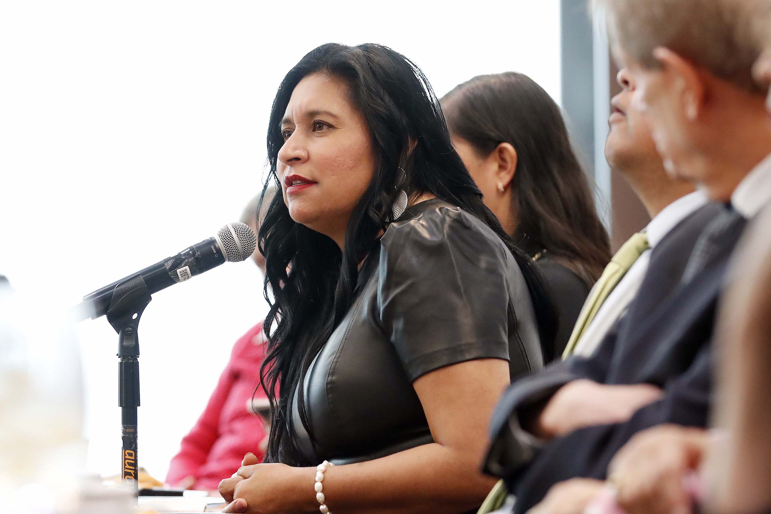 Reunion Sen Ana Lilia Rivera con Medios