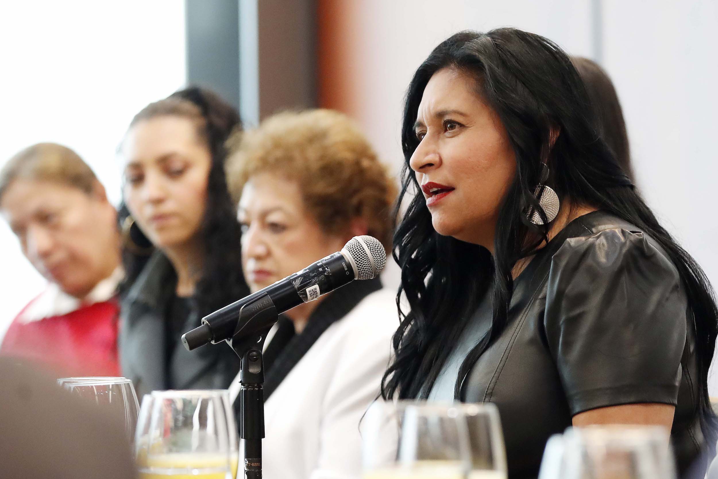 Reunion Sen Ana Lilia Rivera con Medios