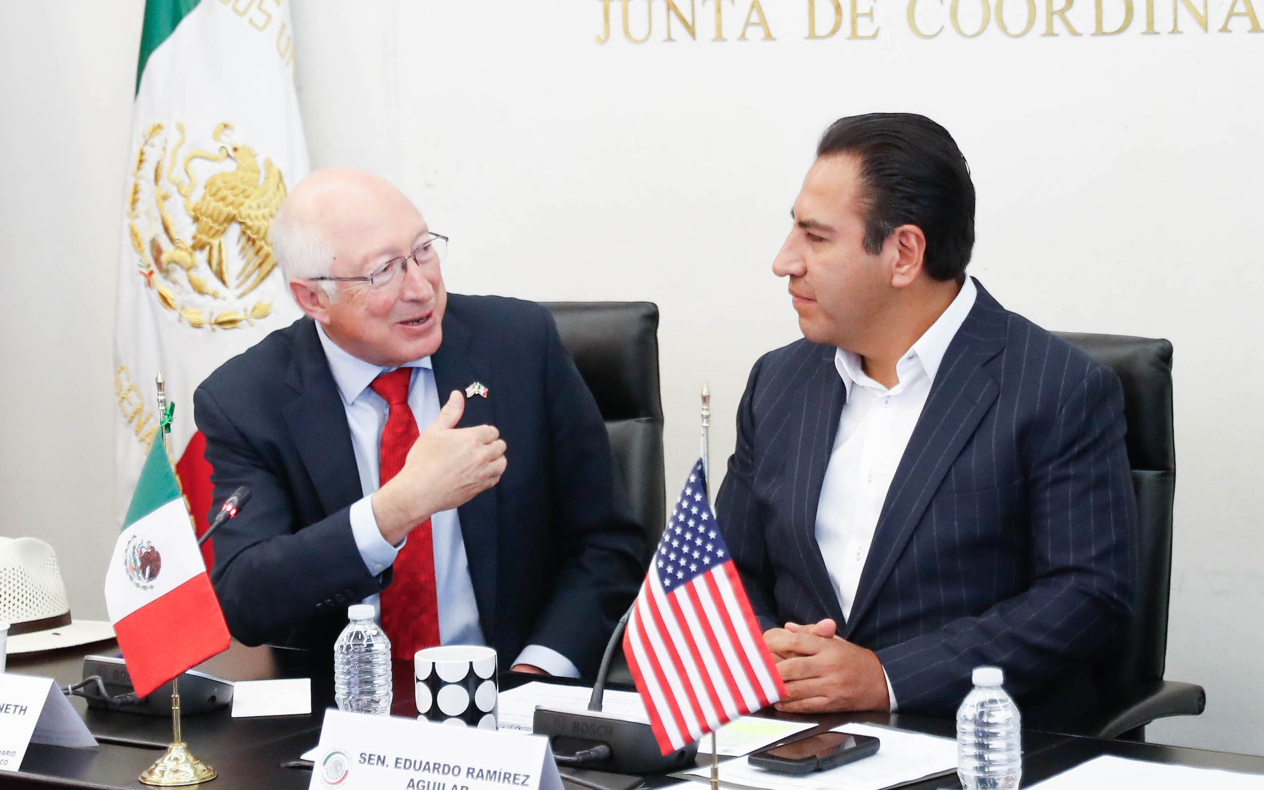 Visita del Embajador de EEUU a la JUCOPO-