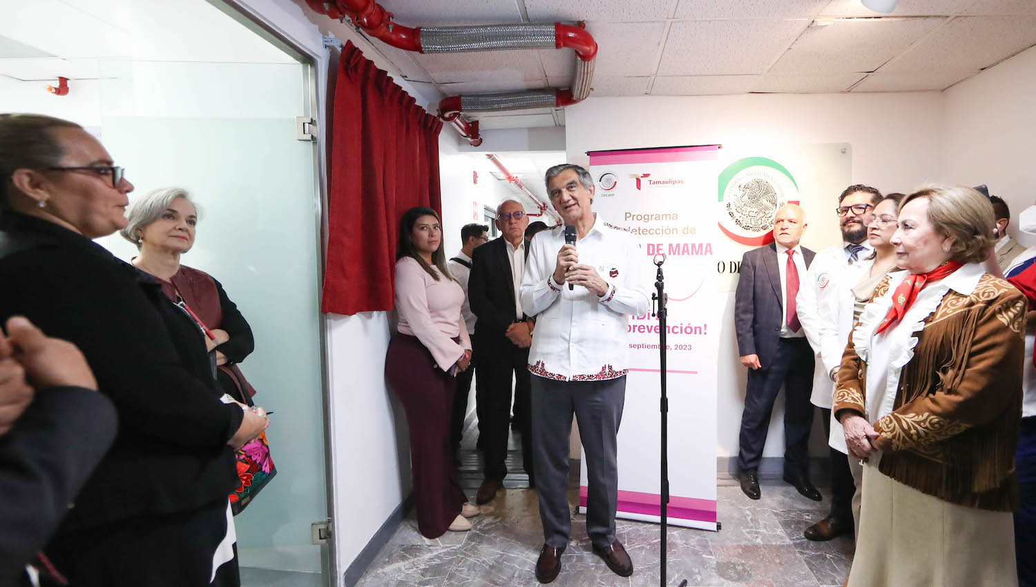 Inauguracion del Programa de Prevencion de Cancer de Mama-