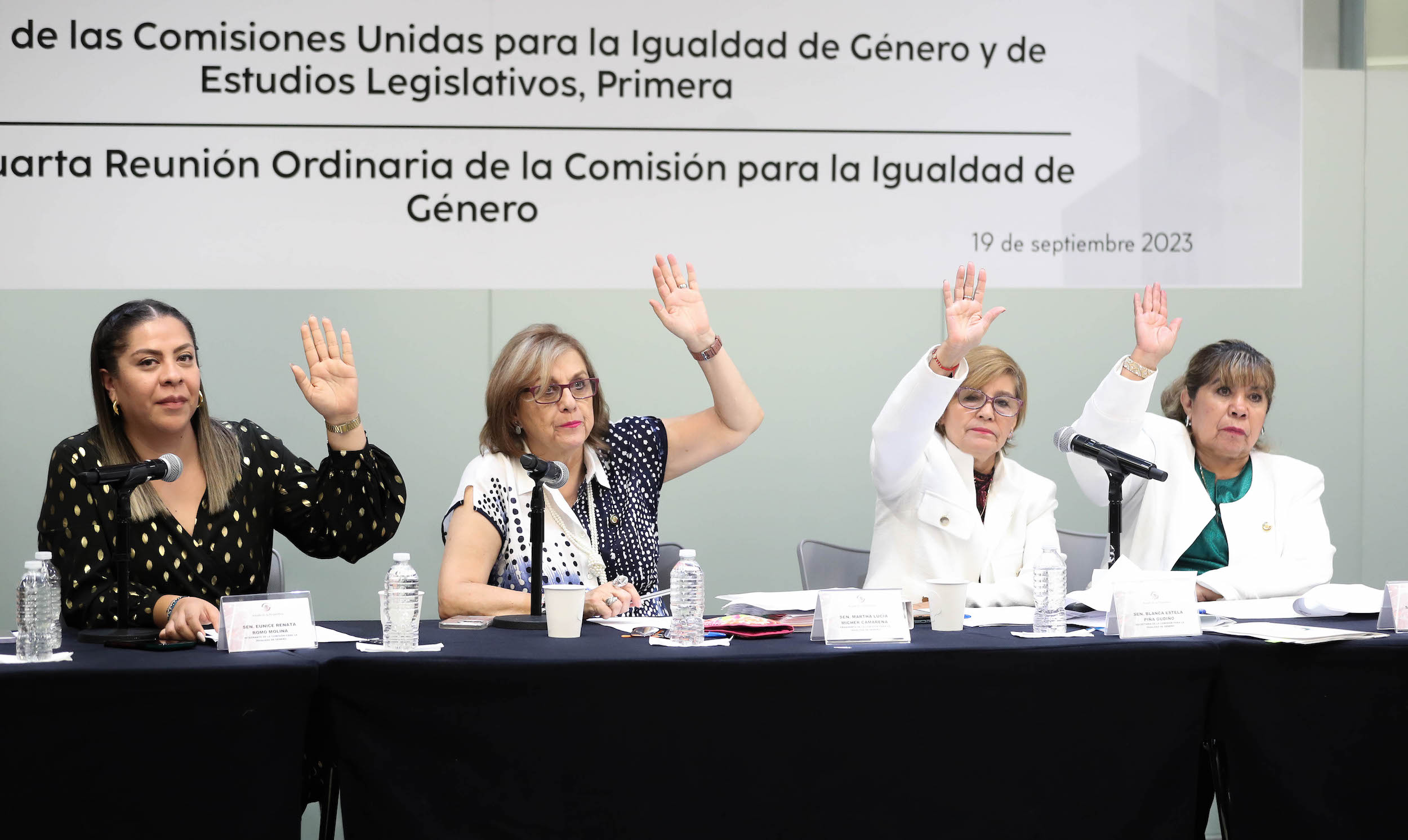 Reunioin de la Comisioin para la Igualdad de Geinero-