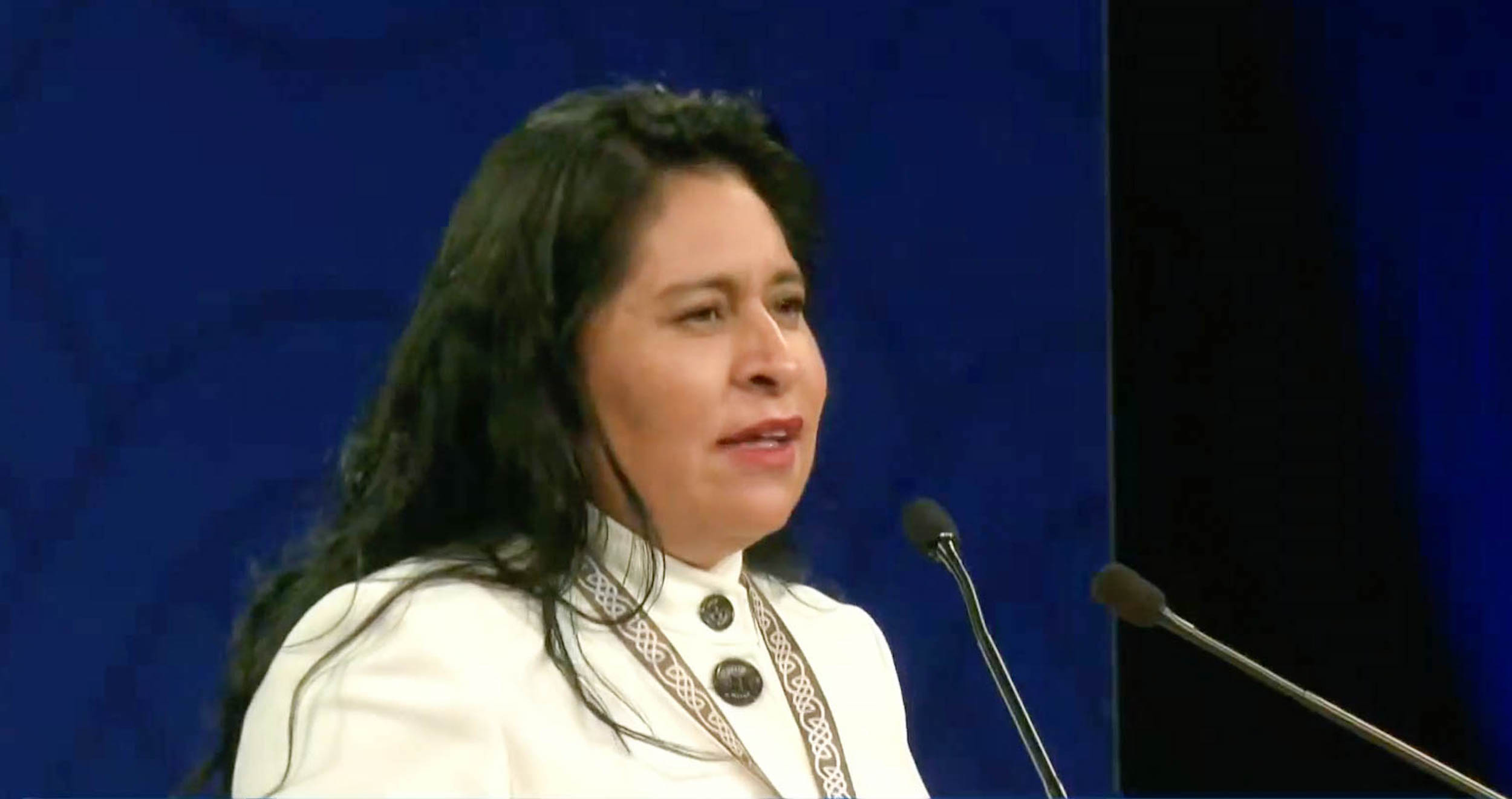 Participacioin  Ana lilia en la Conferencia de Presidentes de parlamentos-