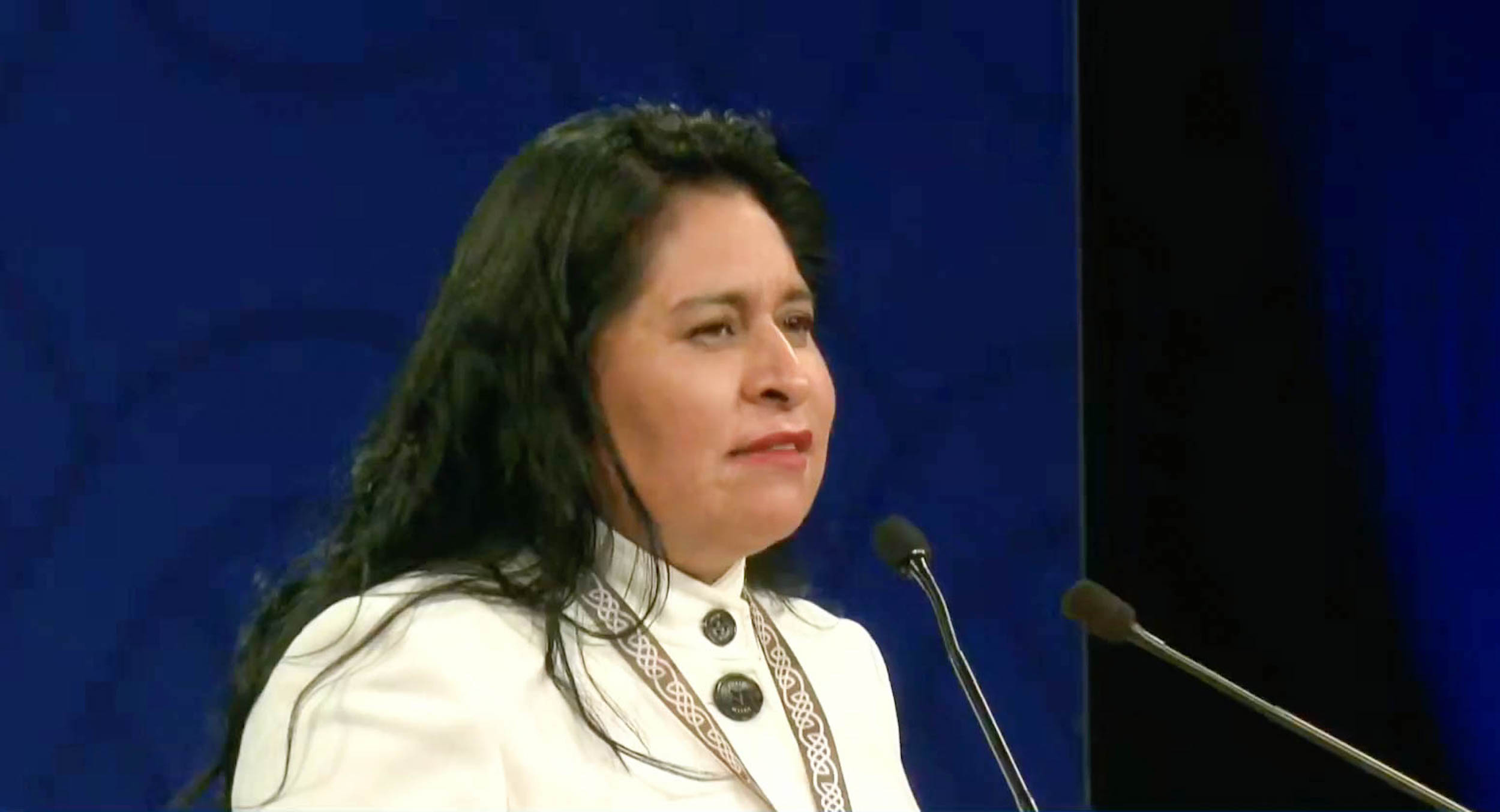 Participacioin  Ana lilia en la Conferencia de Presidentes de parlamentos-