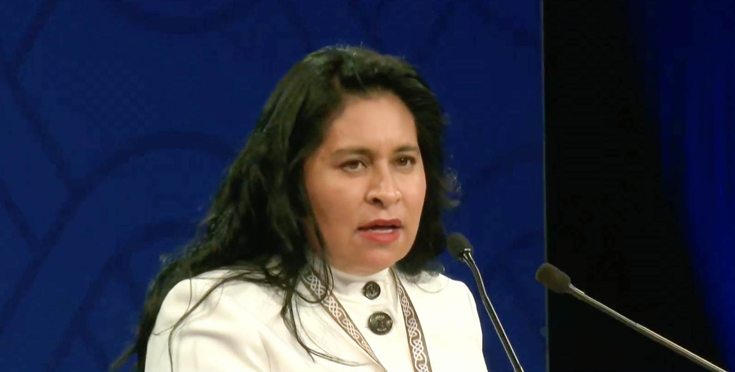 Participacioin  Ana lilia en la Conferencia de Presidentes de parlamentos-