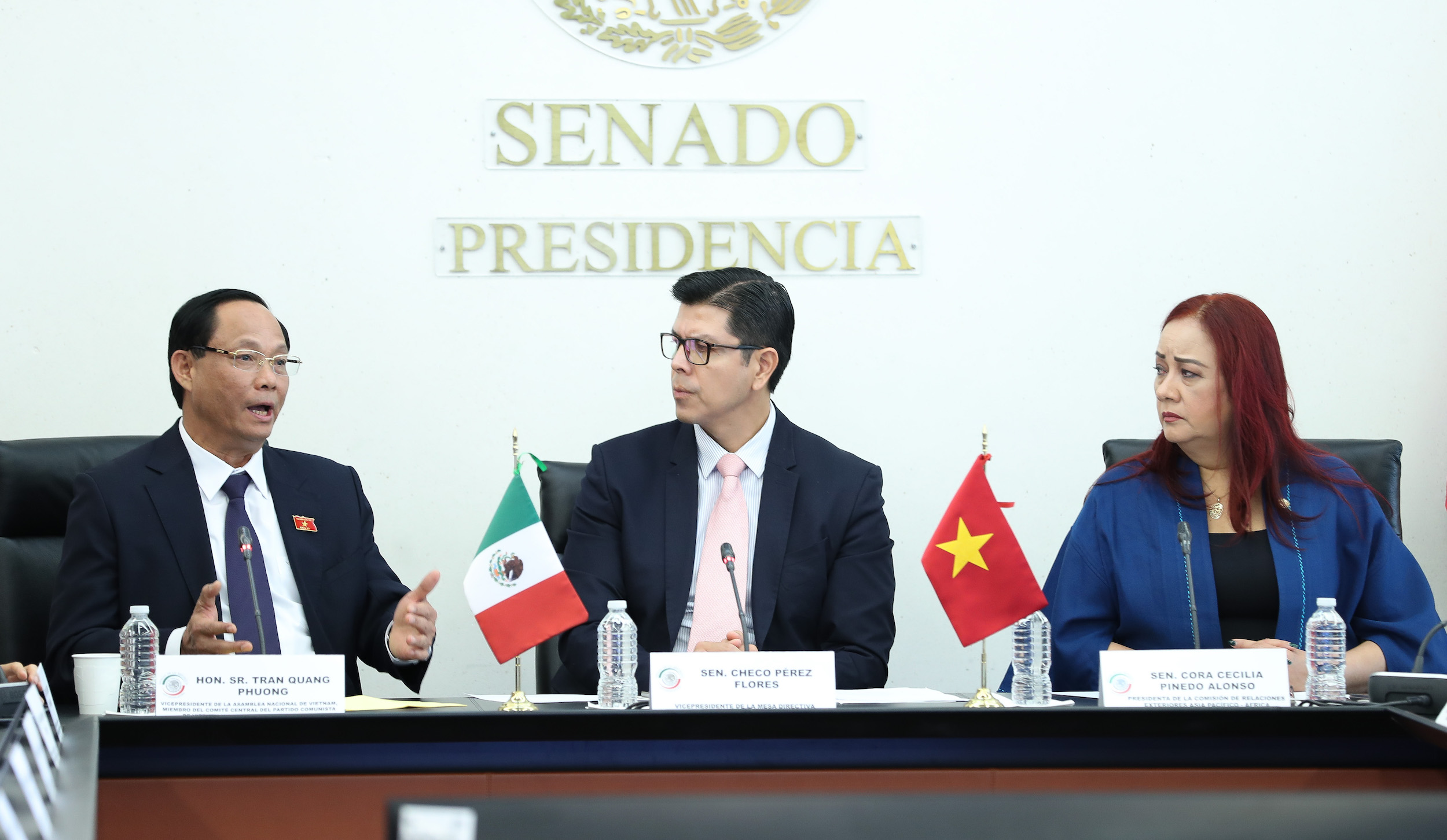 Visita del vicepresidente de la Asamblea Nacional de la Repuiblica Socialista de Vietnam-