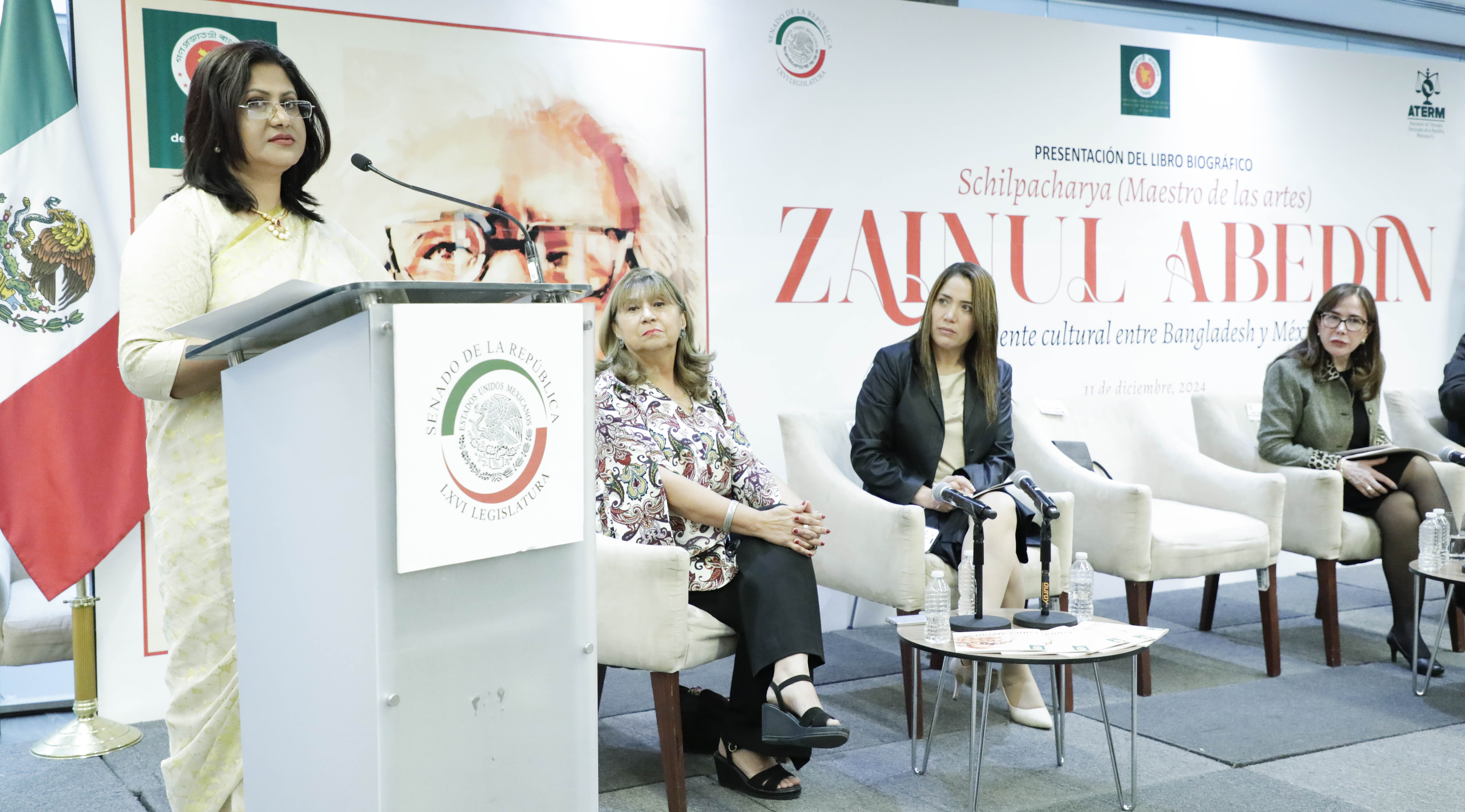 Presentacion del Libro Biografico de Banglandesh y Mexico-