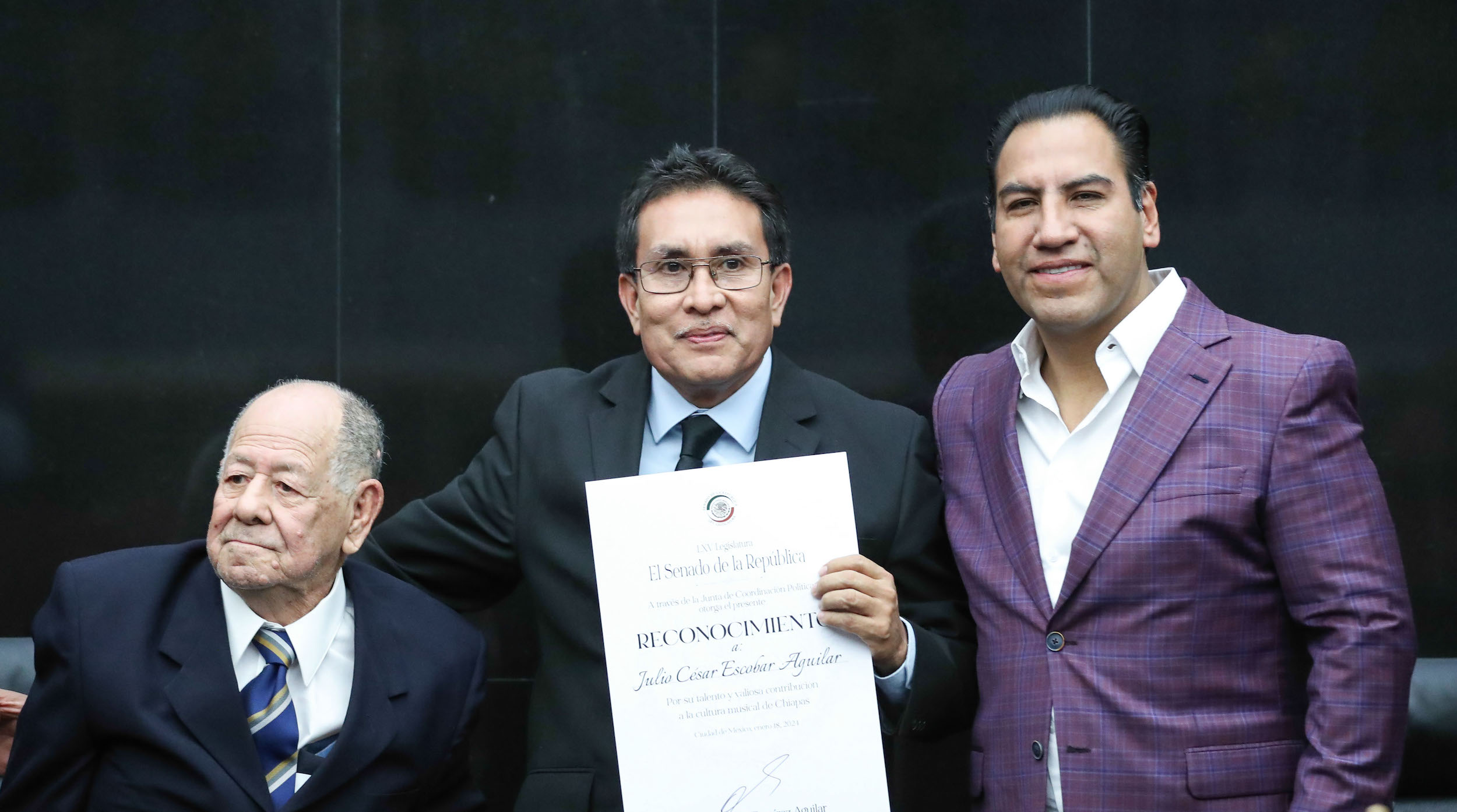 Entrega de Reconocimientos a Leyendas de Marimba Chiapaneca-